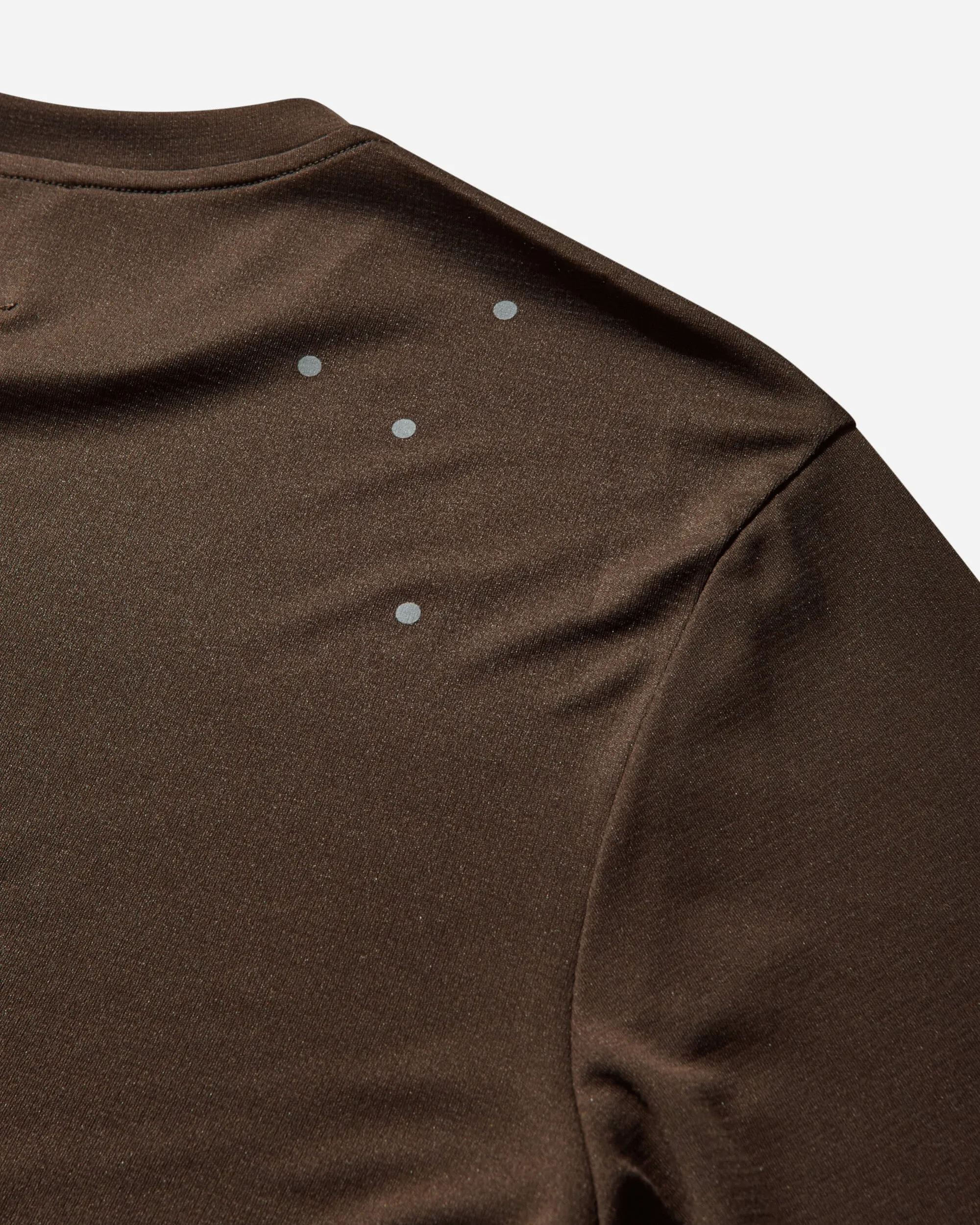 Herren Fireflies Langarm-Basisschicht Dunkelbraun