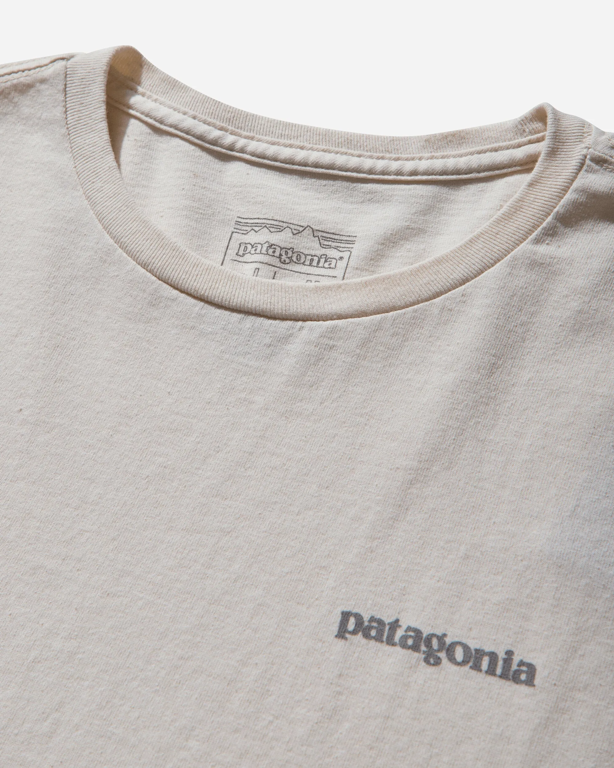 Herren Fitz Roy Icon Responsibili T-Shirt Birkenweiß
