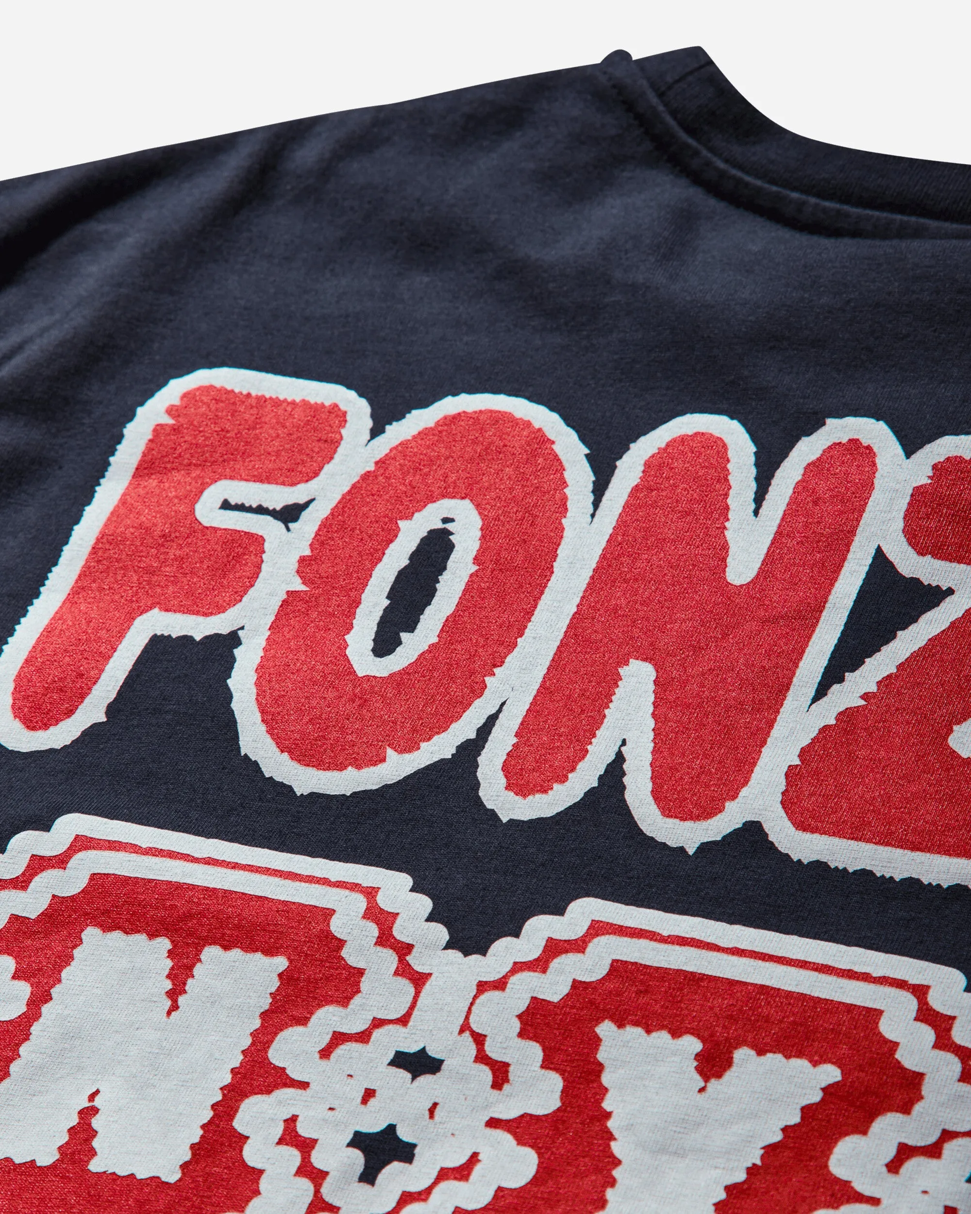 Herren Fonzo Langarm T-Shirt Marineblau