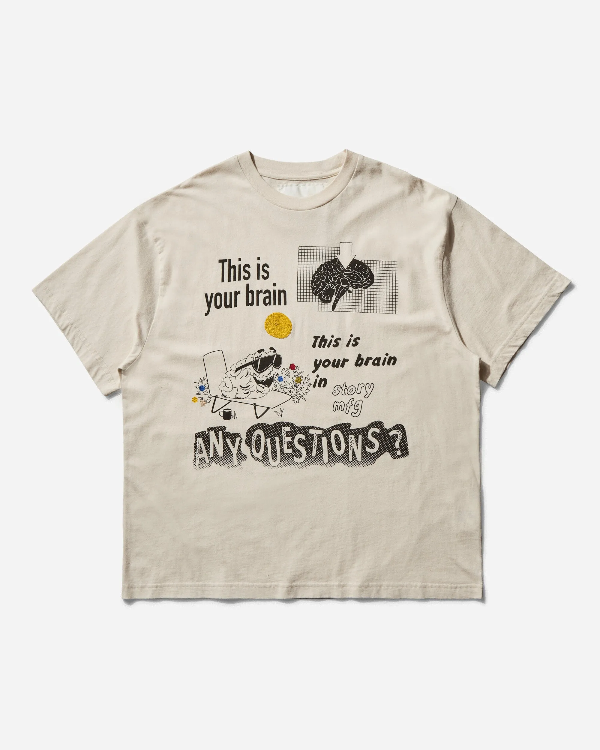 Herren Dankbarkeits-T-Shirt Ecru