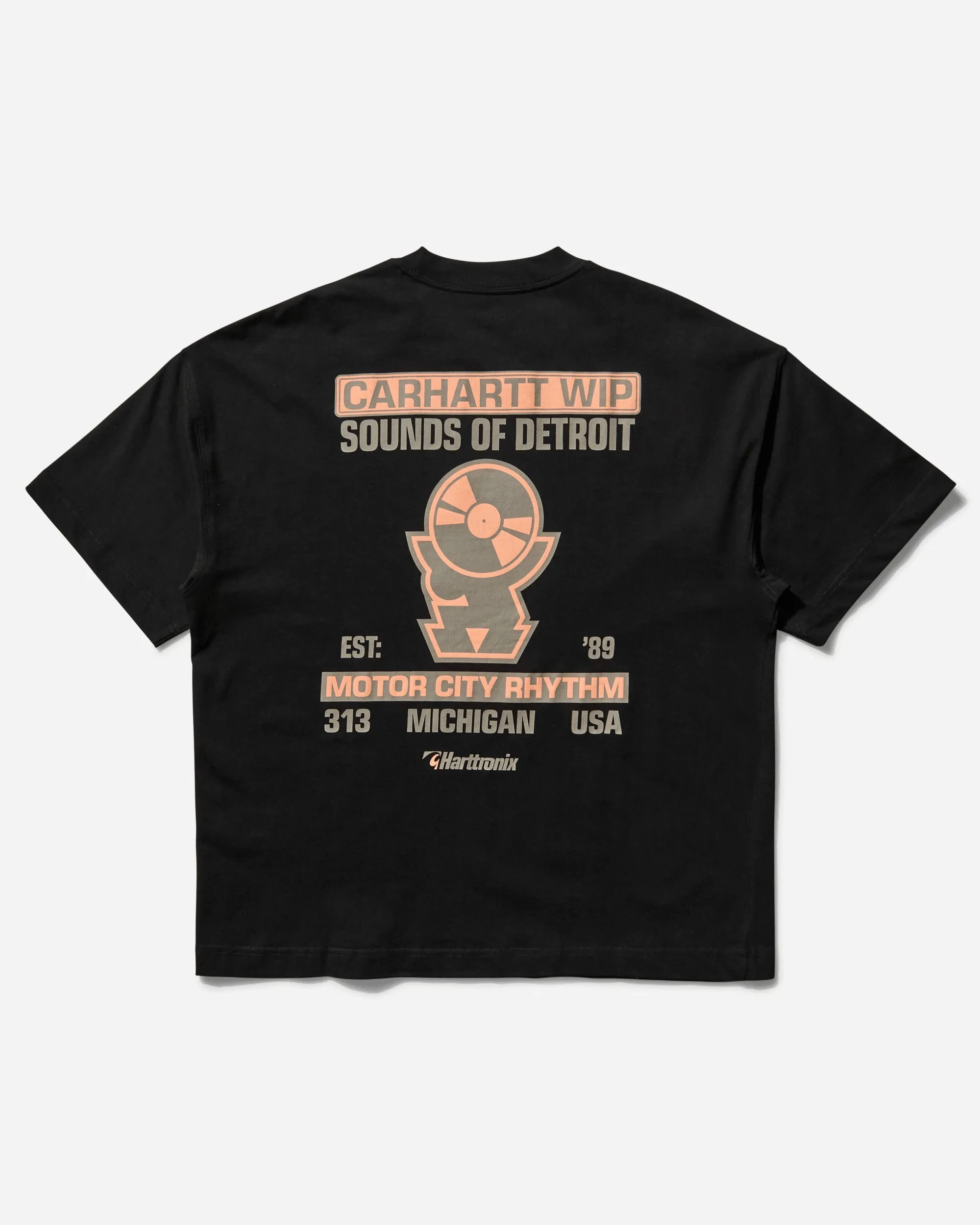 Herren Harttronix T-Shirt Schwarz