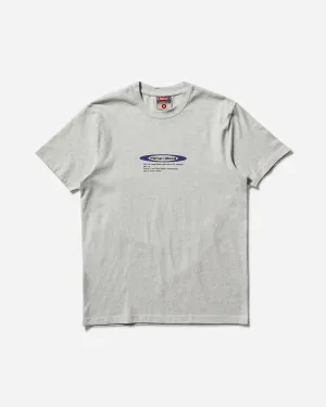 Herren Hello World T-Shirt Meliertes Grau