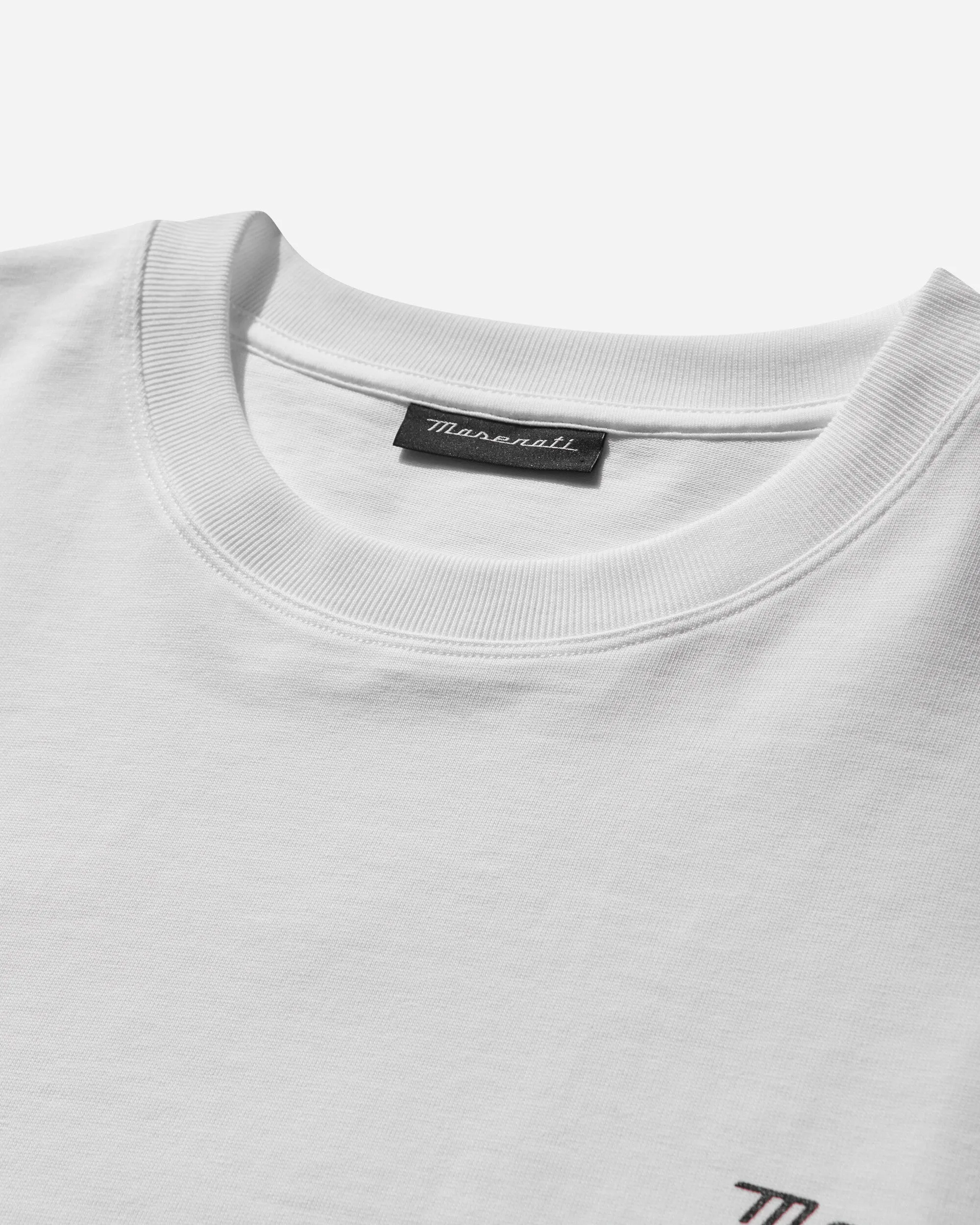 Herren Heritage Langarm T-Shirt Weiß