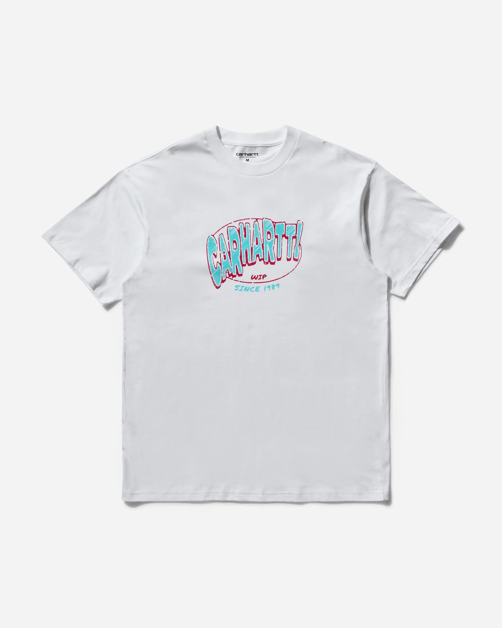 Herren T-Shirt mit auffälligem Schriftzug in Weiß