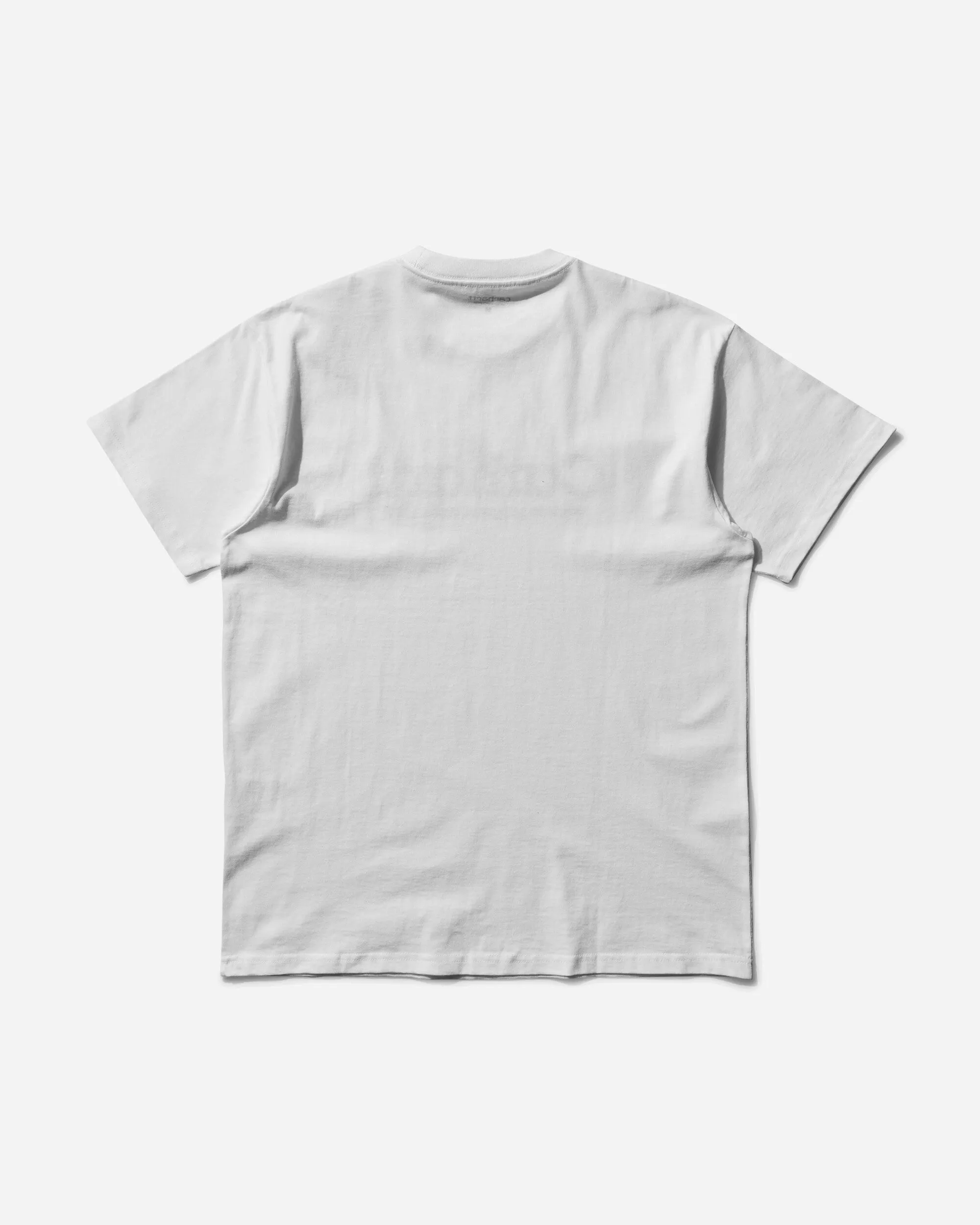 Herren Label Script T-Shirt Weiß