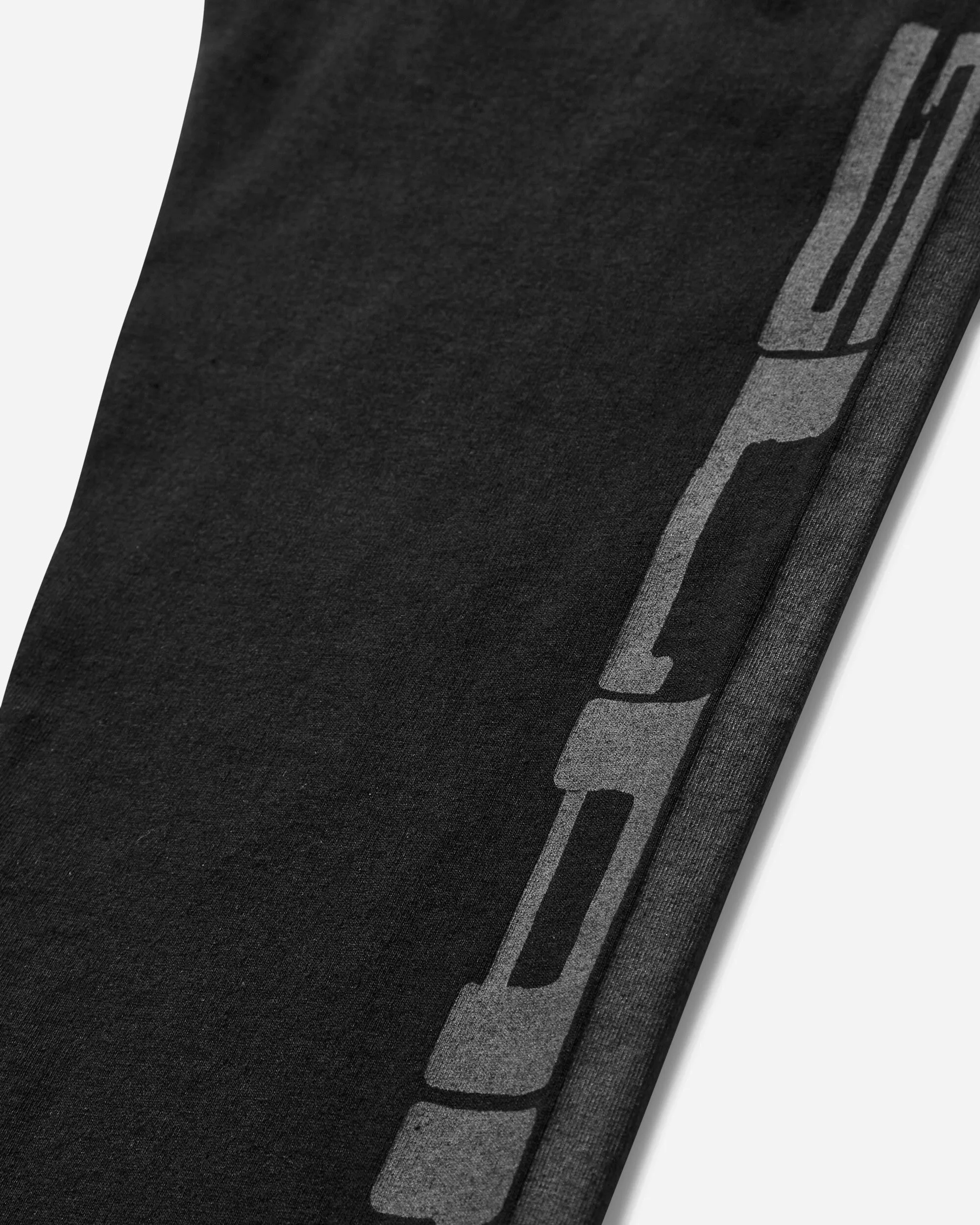 Herren Langarmshirt mit Logo-Aufdruck Schwarz