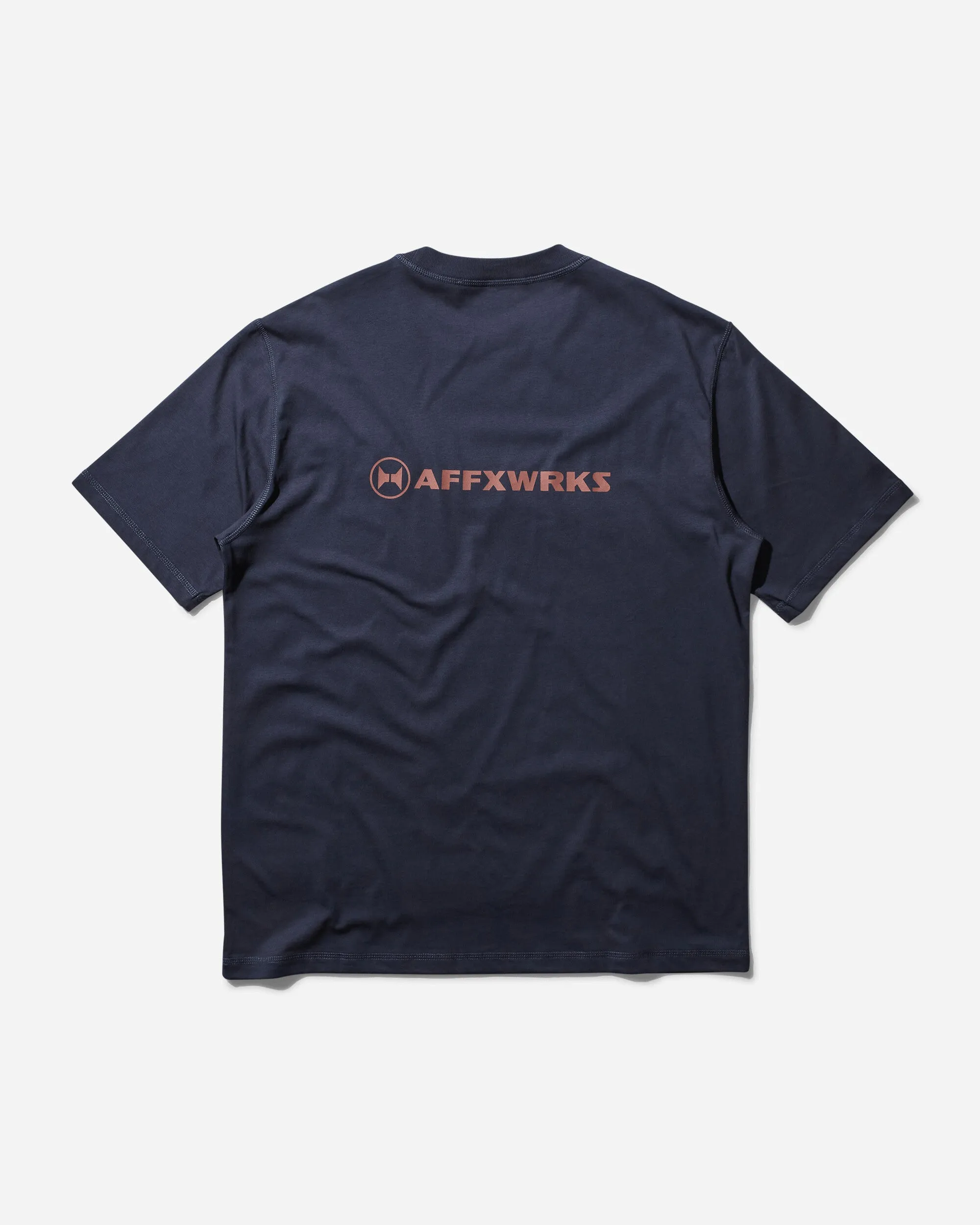 Herren Logo T-Shirt Gewaschen Navy