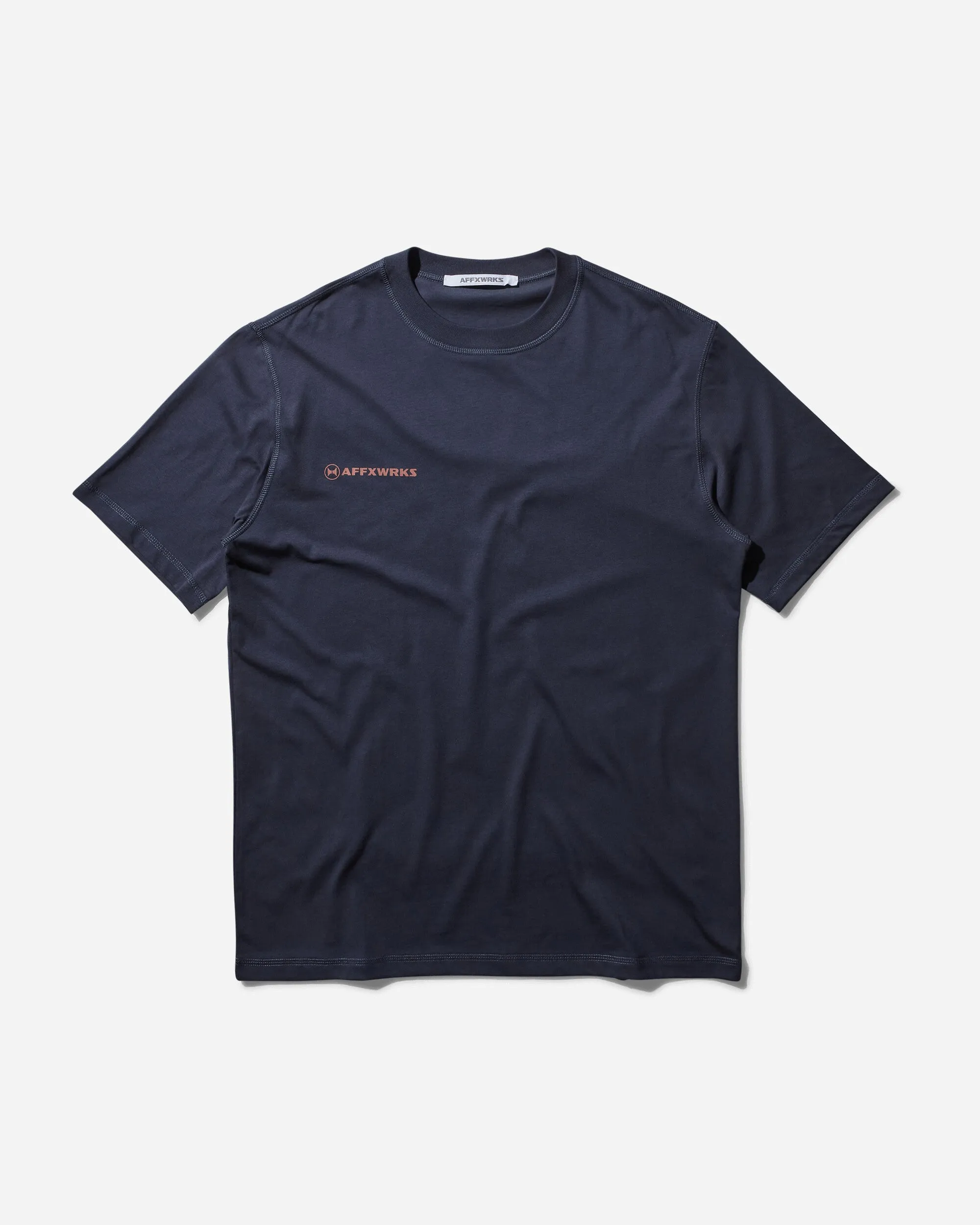 Herren Logo T-Shirt Gewaschen Navy