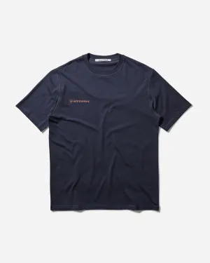Herren Logo T-Shirt Gewaschen Navy