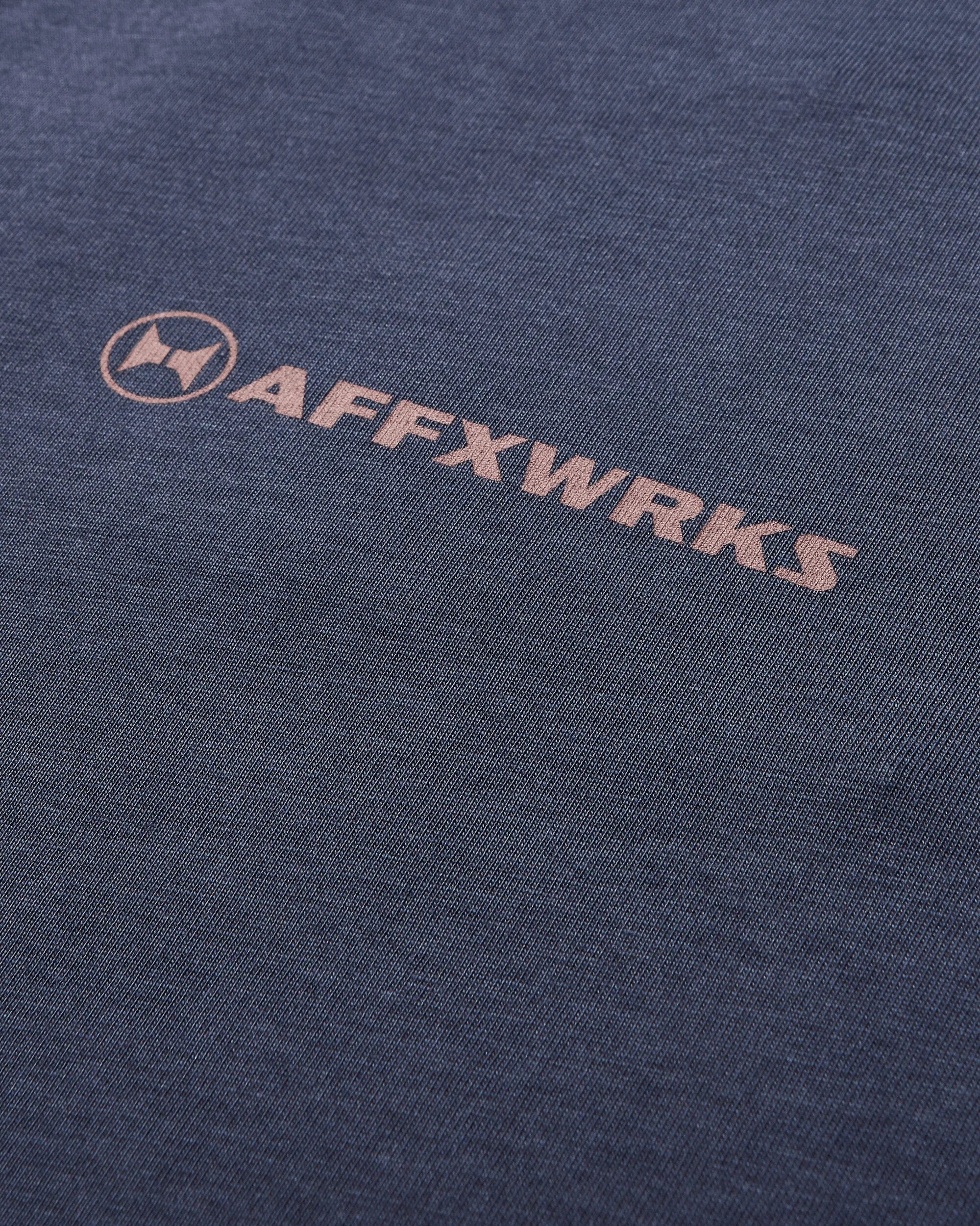 Herren Logo T-Shirt Gewaschen Navy