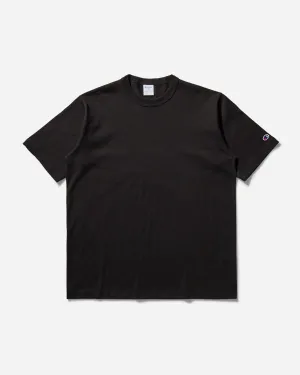 Herren T-Shirt mit Rundhalsausschnitt, in den USA hergestellt, Schwarz