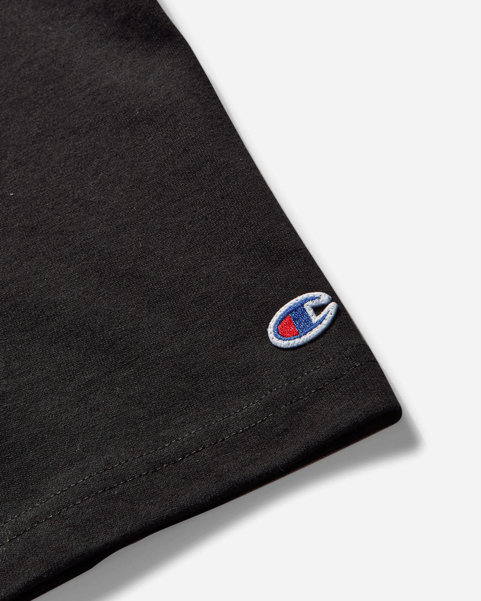 Herren T-Shirt mit Rundhalsausschnitt, in den USA hergestellt, Schwarz