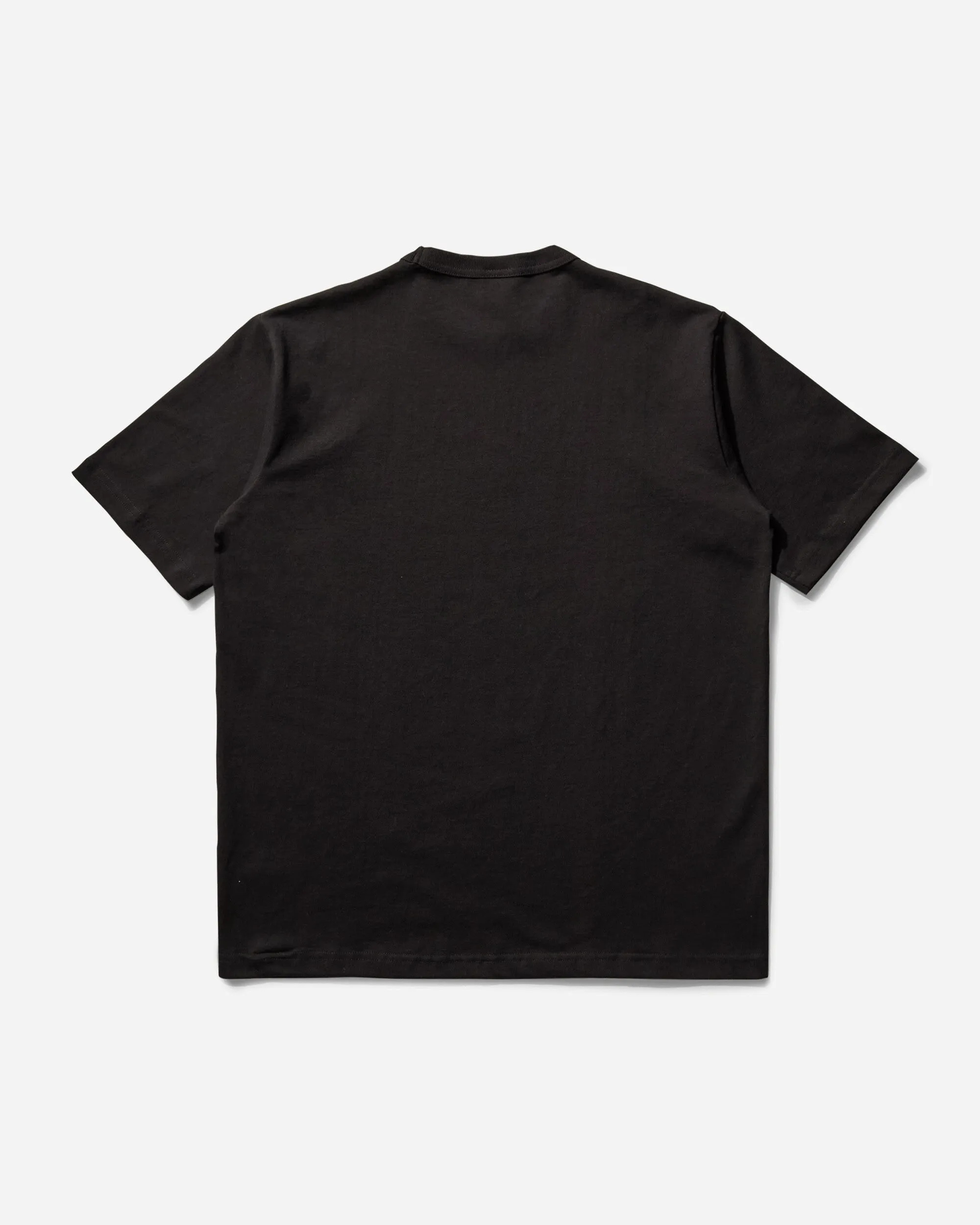 Herren T-Shirt mit Rundhalsausschnitt, in den USA hergestellt, Schwarz