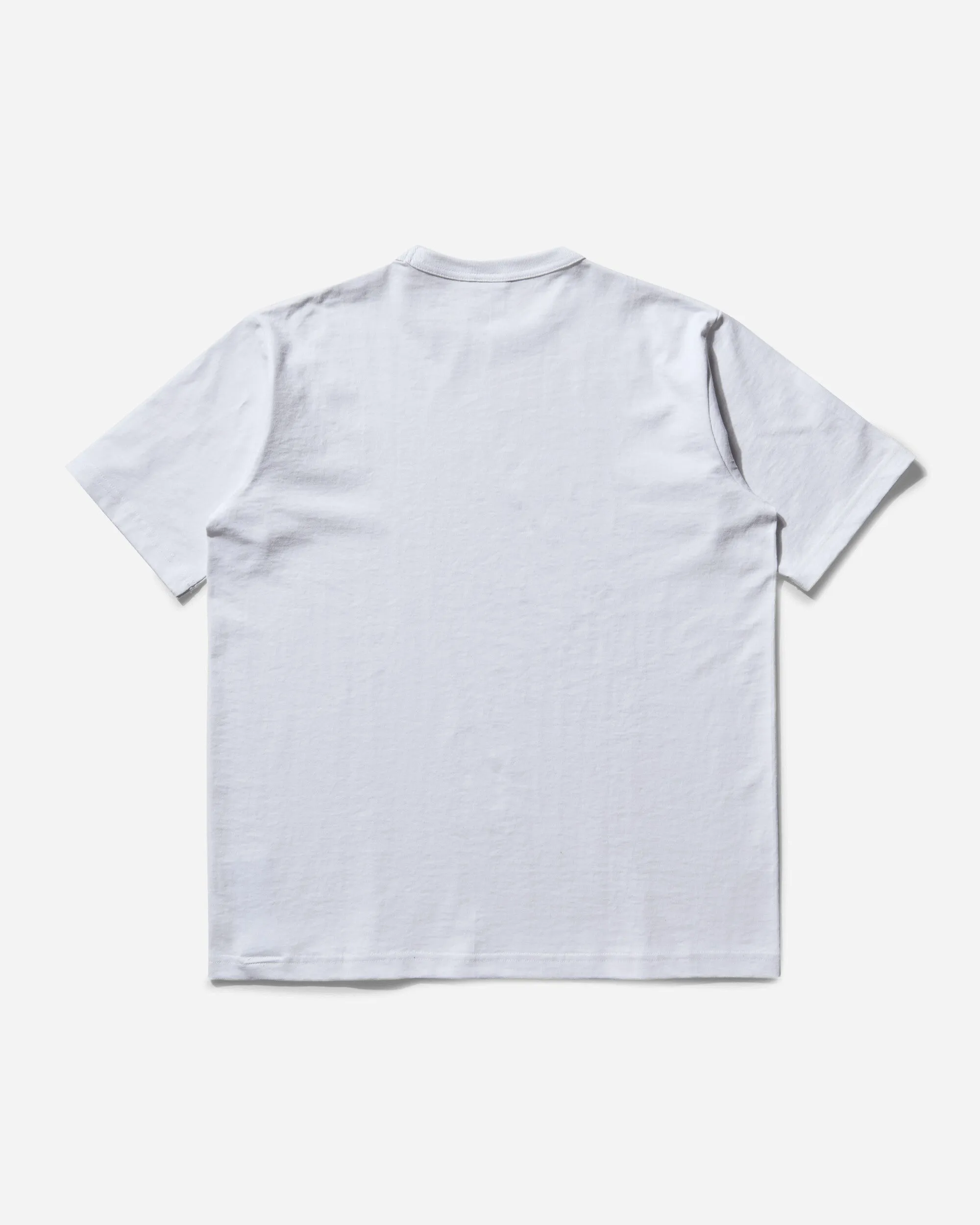 Herren T-Shirt mit Rundhalsausschnitt, in den USA hergestellt, Weiß