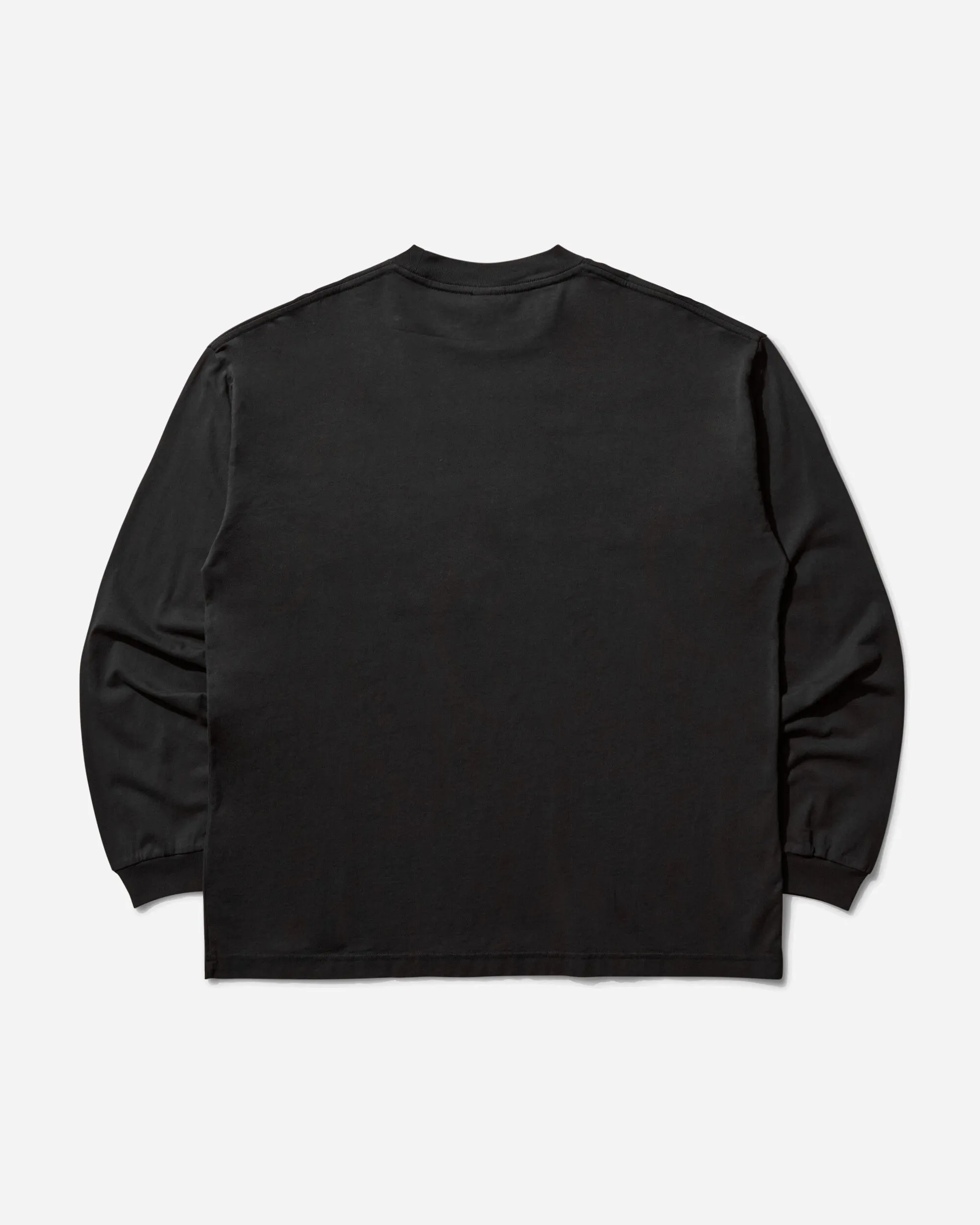 Herren OG Logo Langarm T-Shirt Gewaschen Schwarz