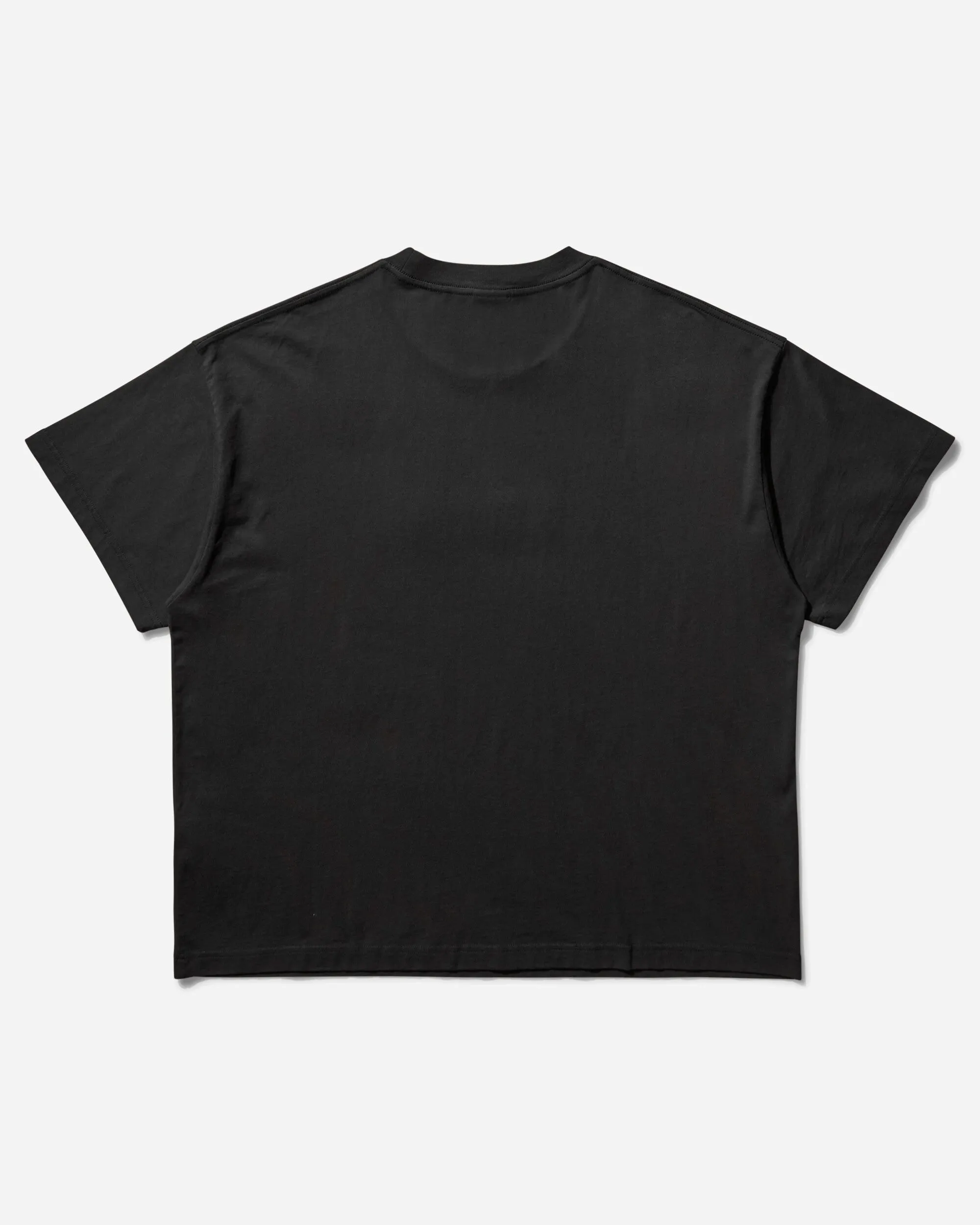 Herren-Fußball-T-Shirt Gewaschen Schwarz
