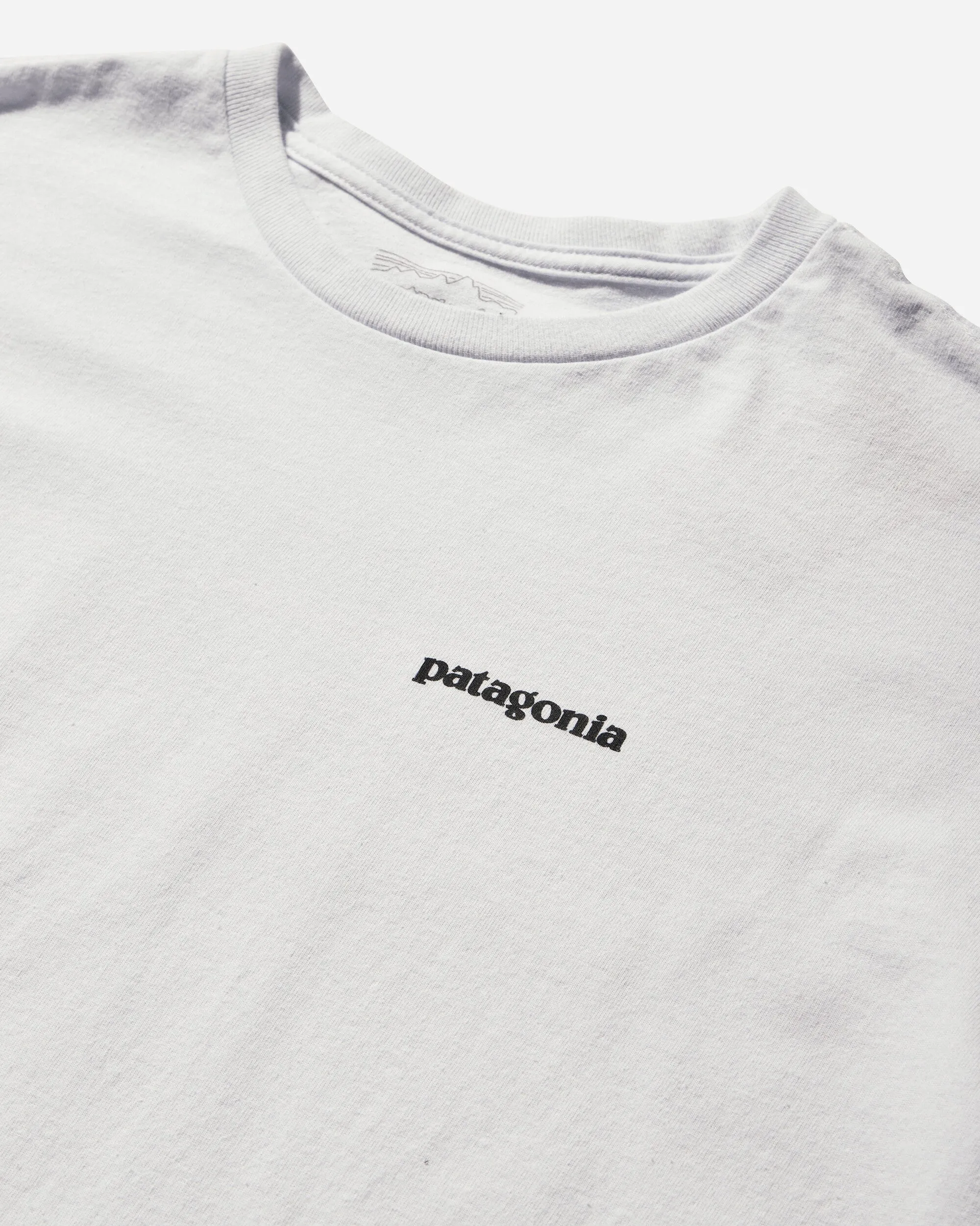 Herren P-6 Logo Responsibili Langarm T-Shirt Weiß
