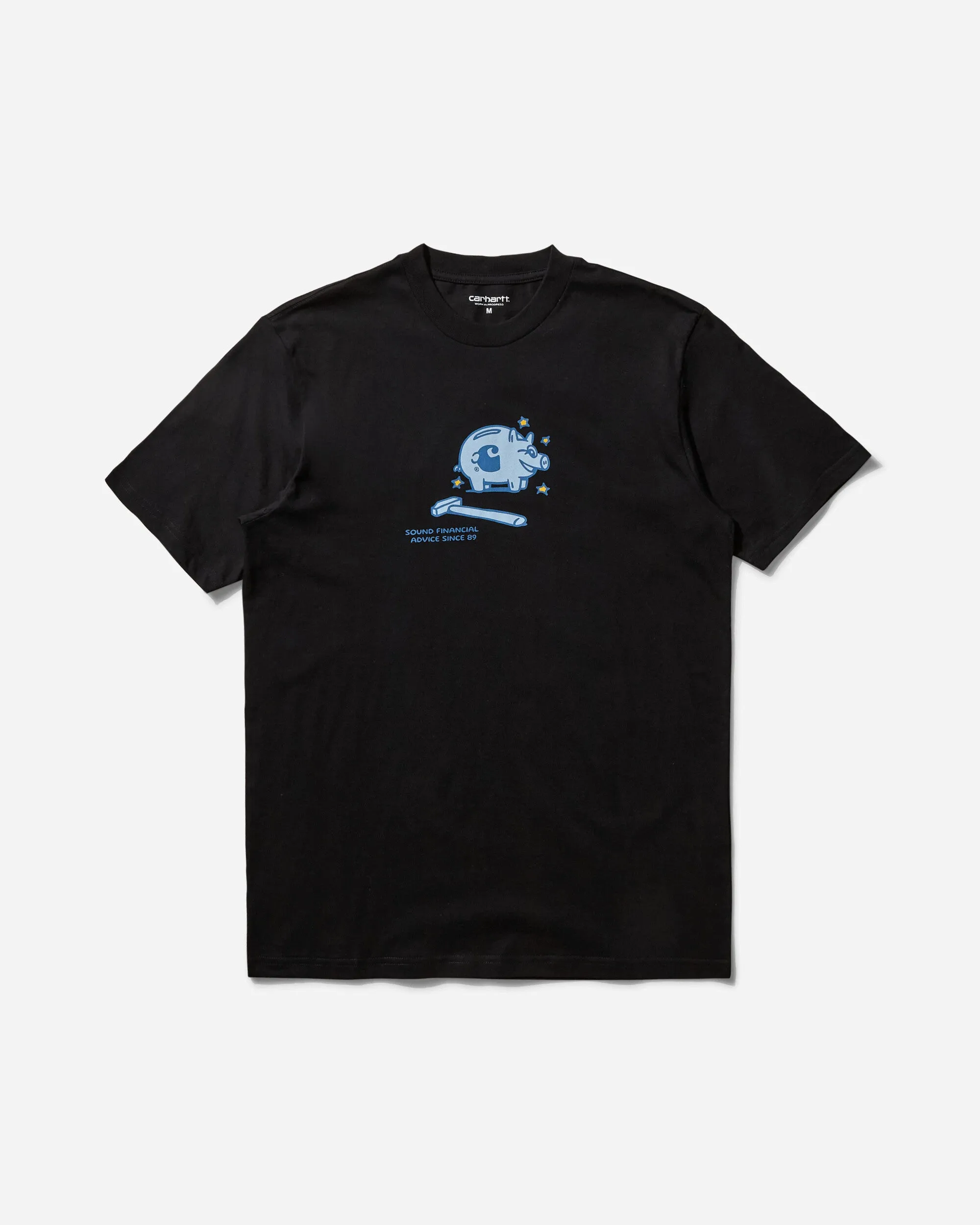 Herren Piggybank T-Shirt Schwarz