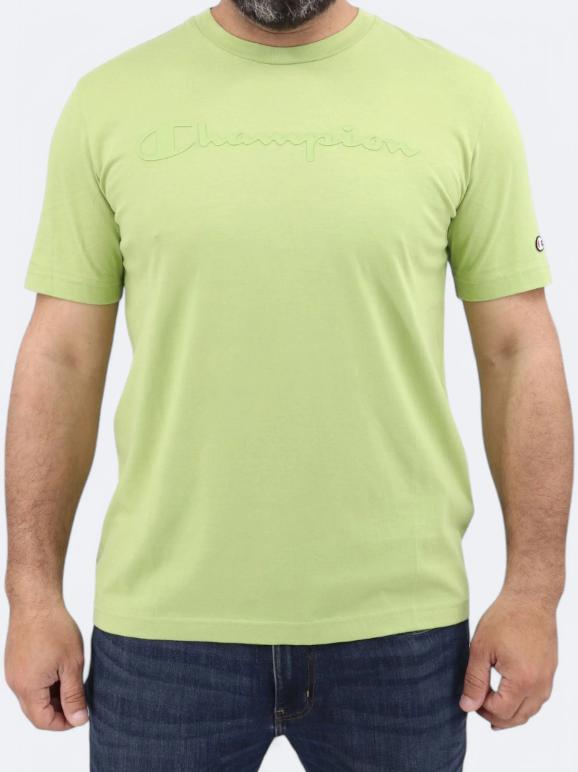 Herren T-Shirt mit Aufdruck, Hellgrün