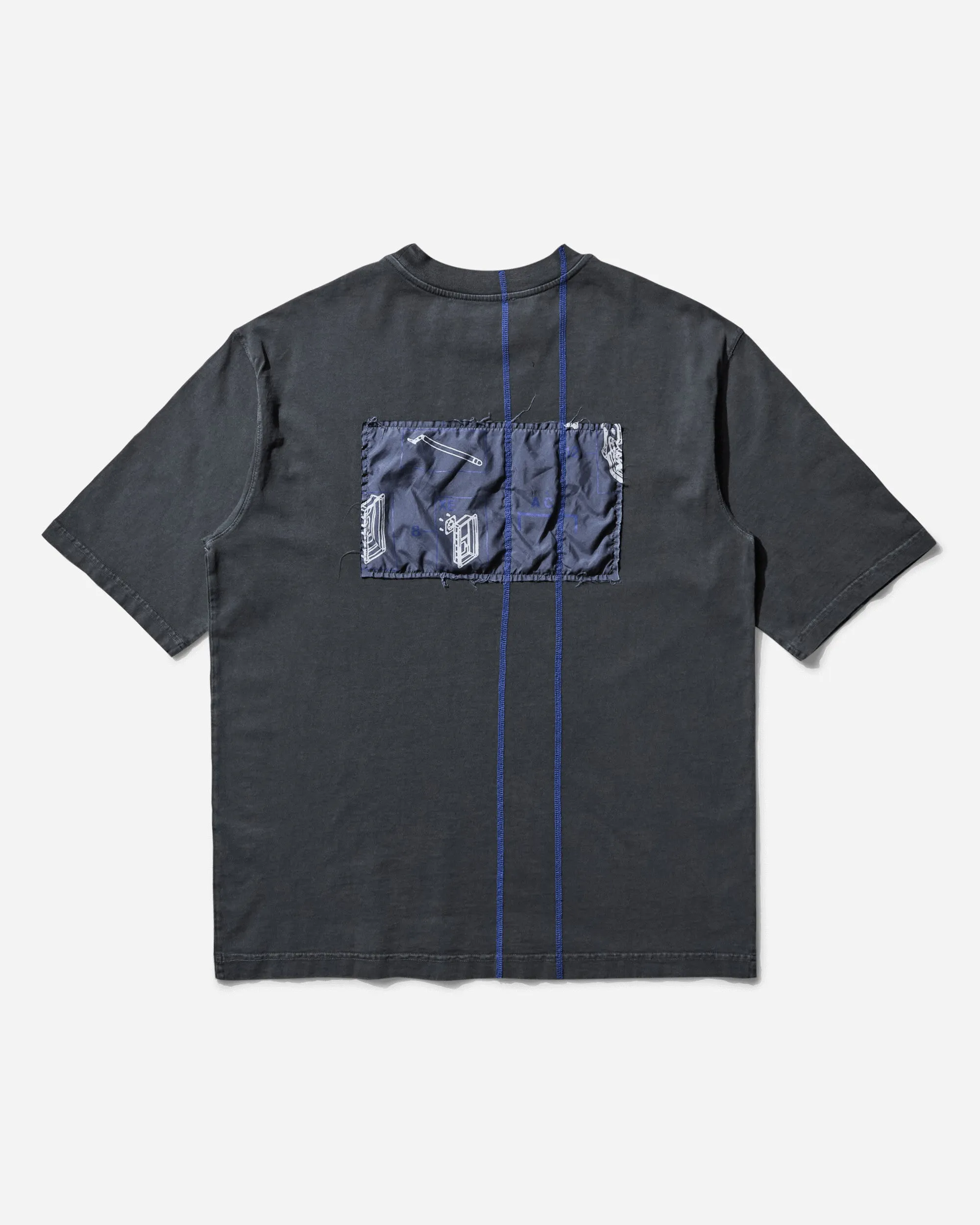 Herren Schema T-Shirt Schwarz Onyx