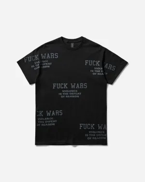Herren Slam Jam Fuck Wars T-Shirt Schwarz