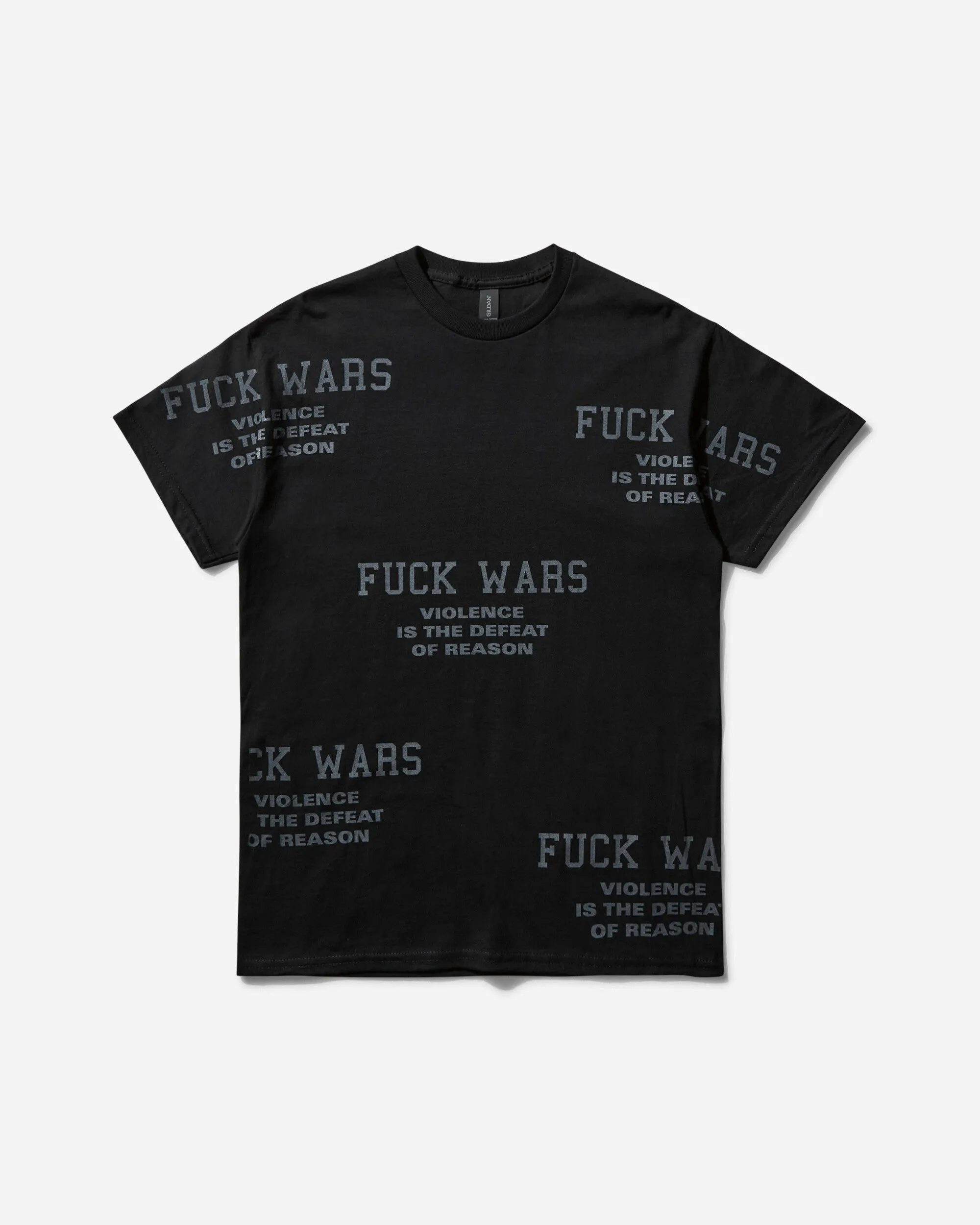 Herren Slam Jam Fuck Wars T-Shirt Schwarz