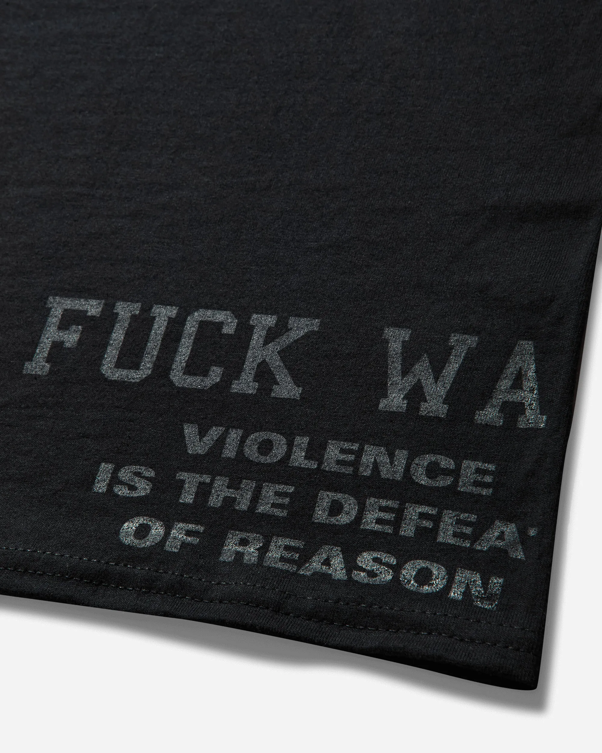 Herren Slam Jam Fuck Wars T-Shirt Schwarz