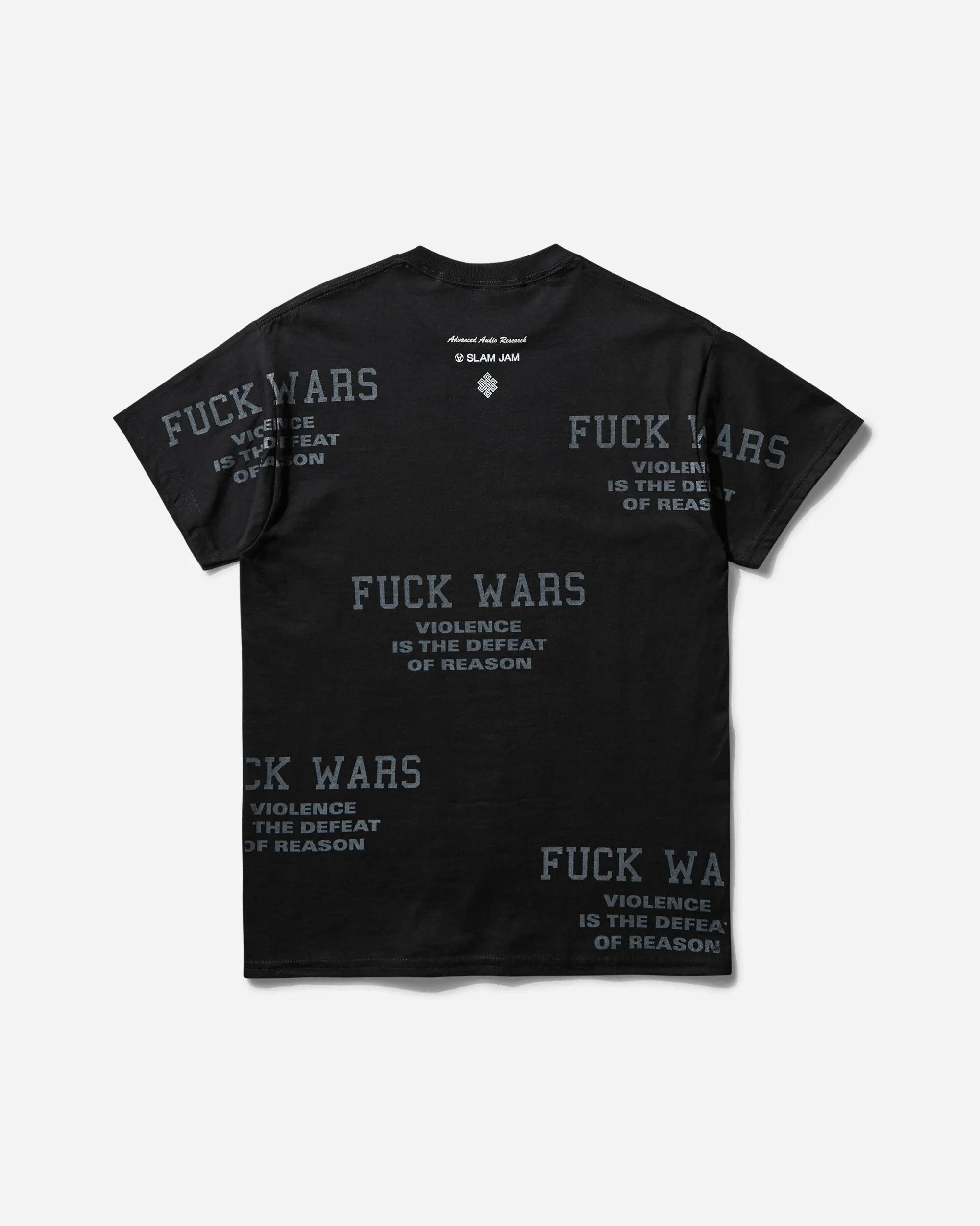 Herren Slam Jam Fuck Wars T-Shirt Schwarz