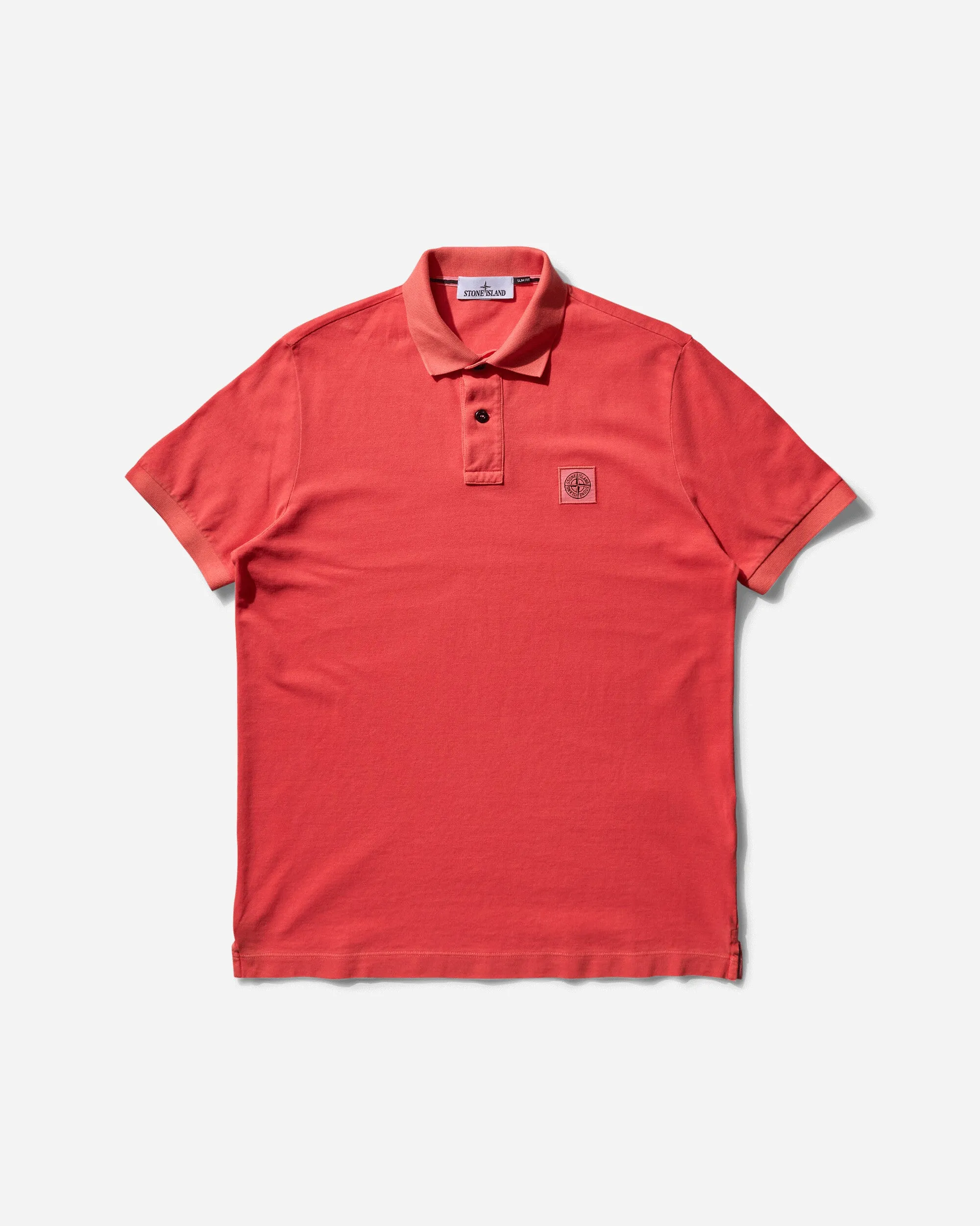Herren Slim Fit Polohemd Papaya