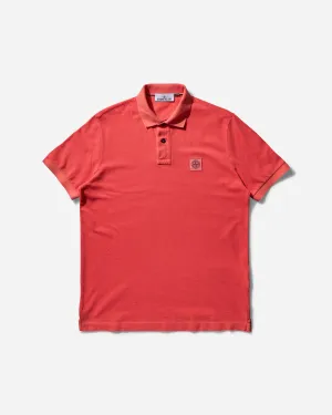 Herren Slim Fit Polohemd Papaya