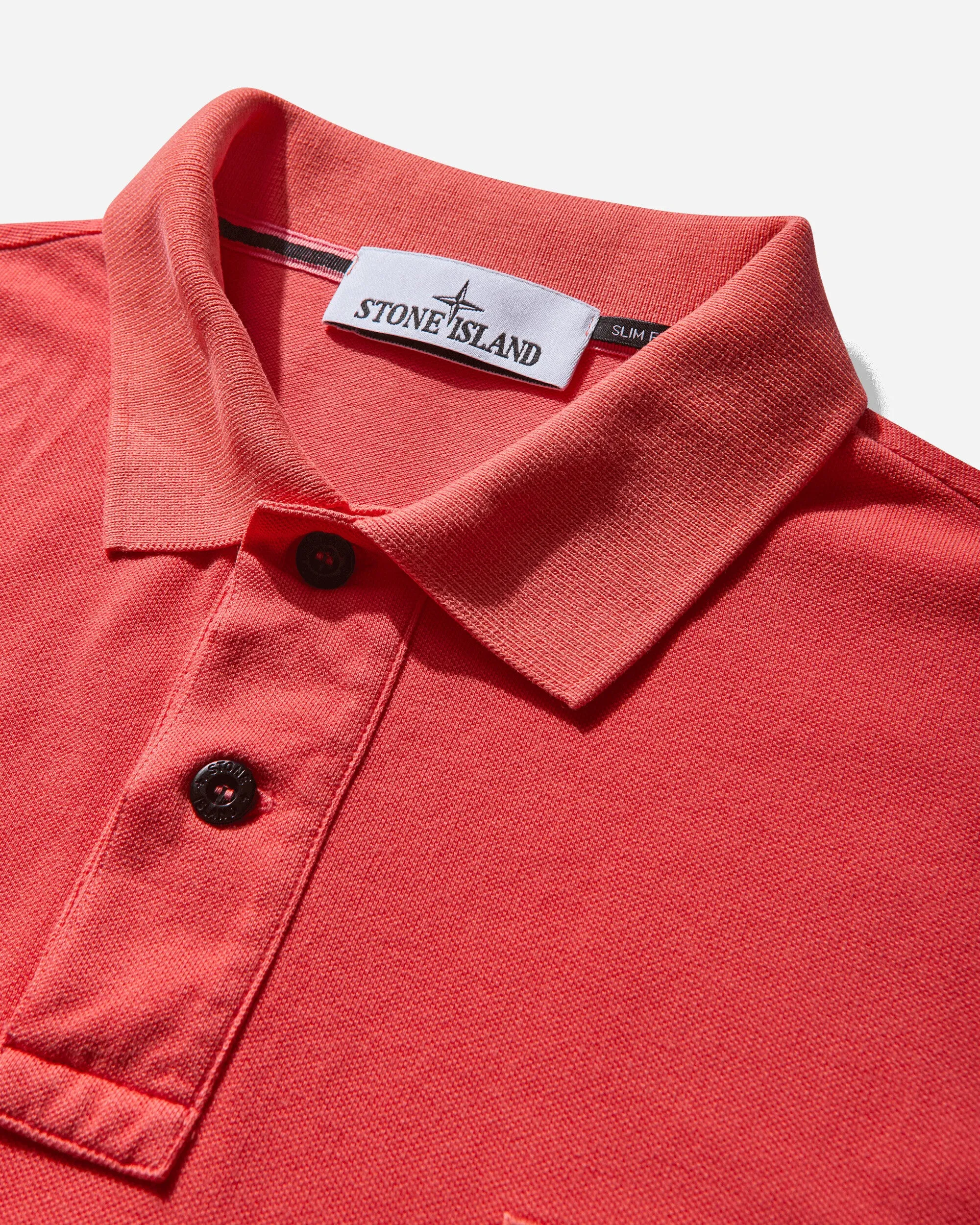Herren Slim Fit Polohemd Papaya