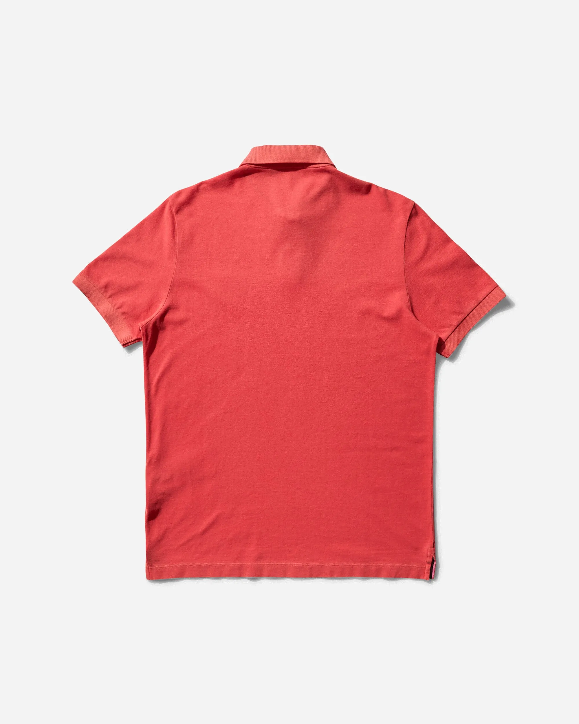 Herren Slim Fit Polohemd Papaya