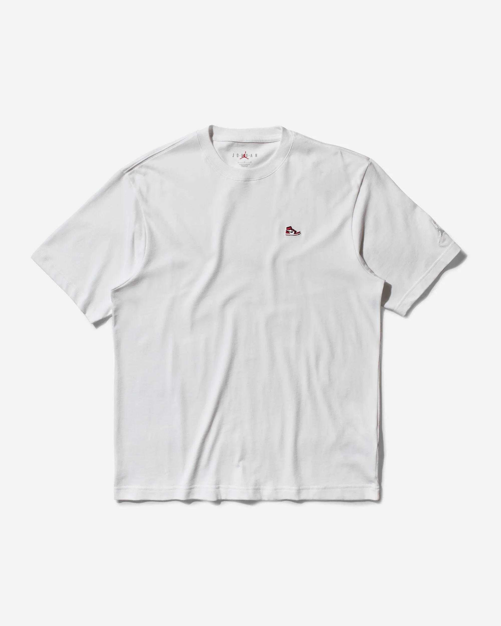 Herren-Sneaker-Patch-T-Shirt Weiß