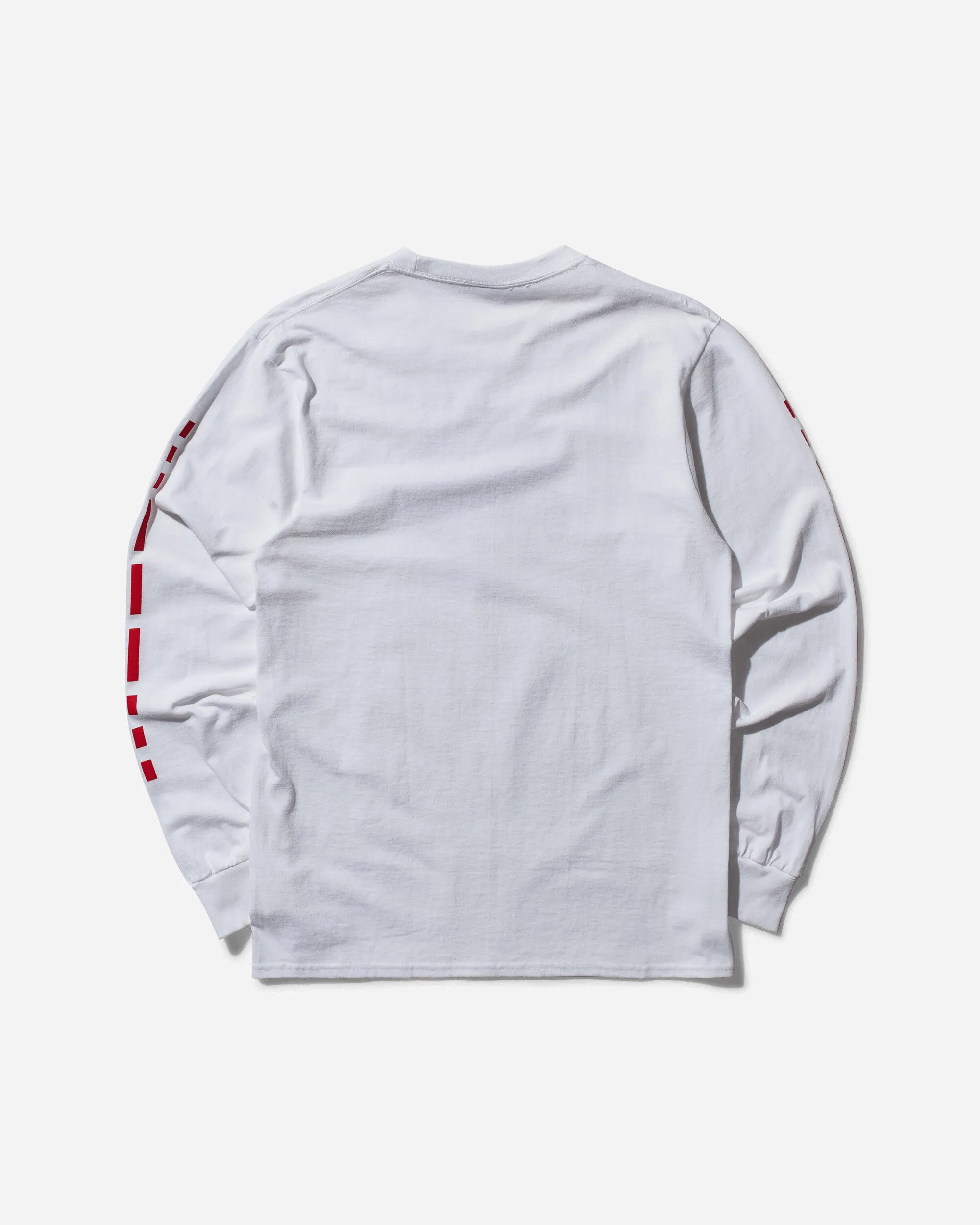 Herren SOS Langarm T-Shirt Weiß