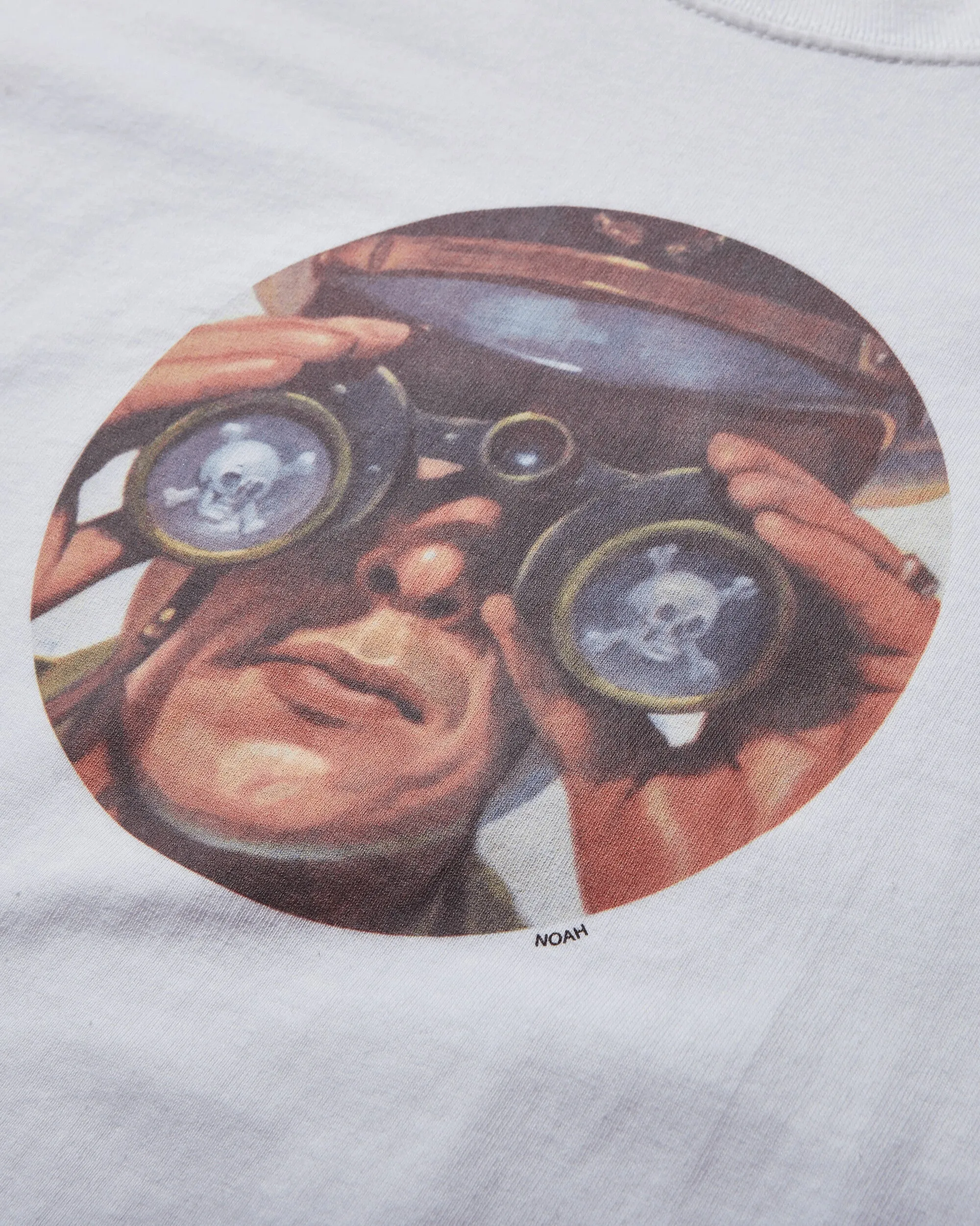 Herren SOS Langarm T-Shirt Weiß
