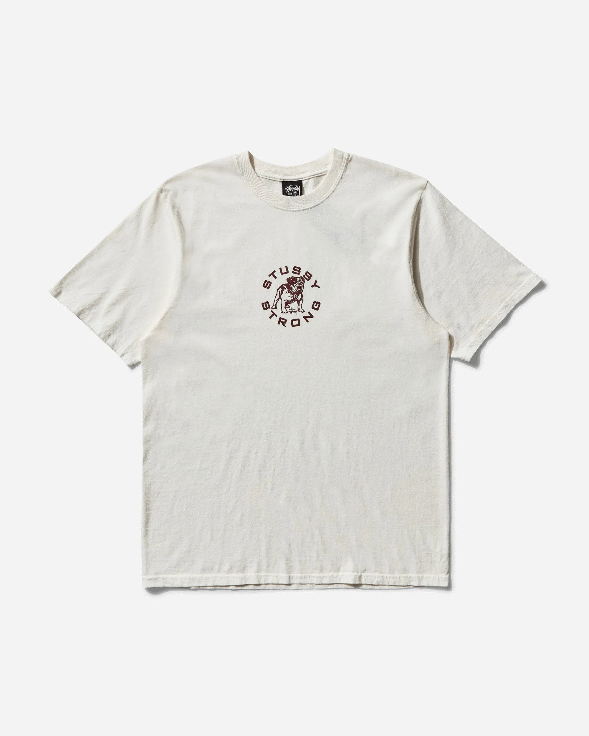 Herren Strong Mac Pigment Gefärbtes T-Shirt Natur