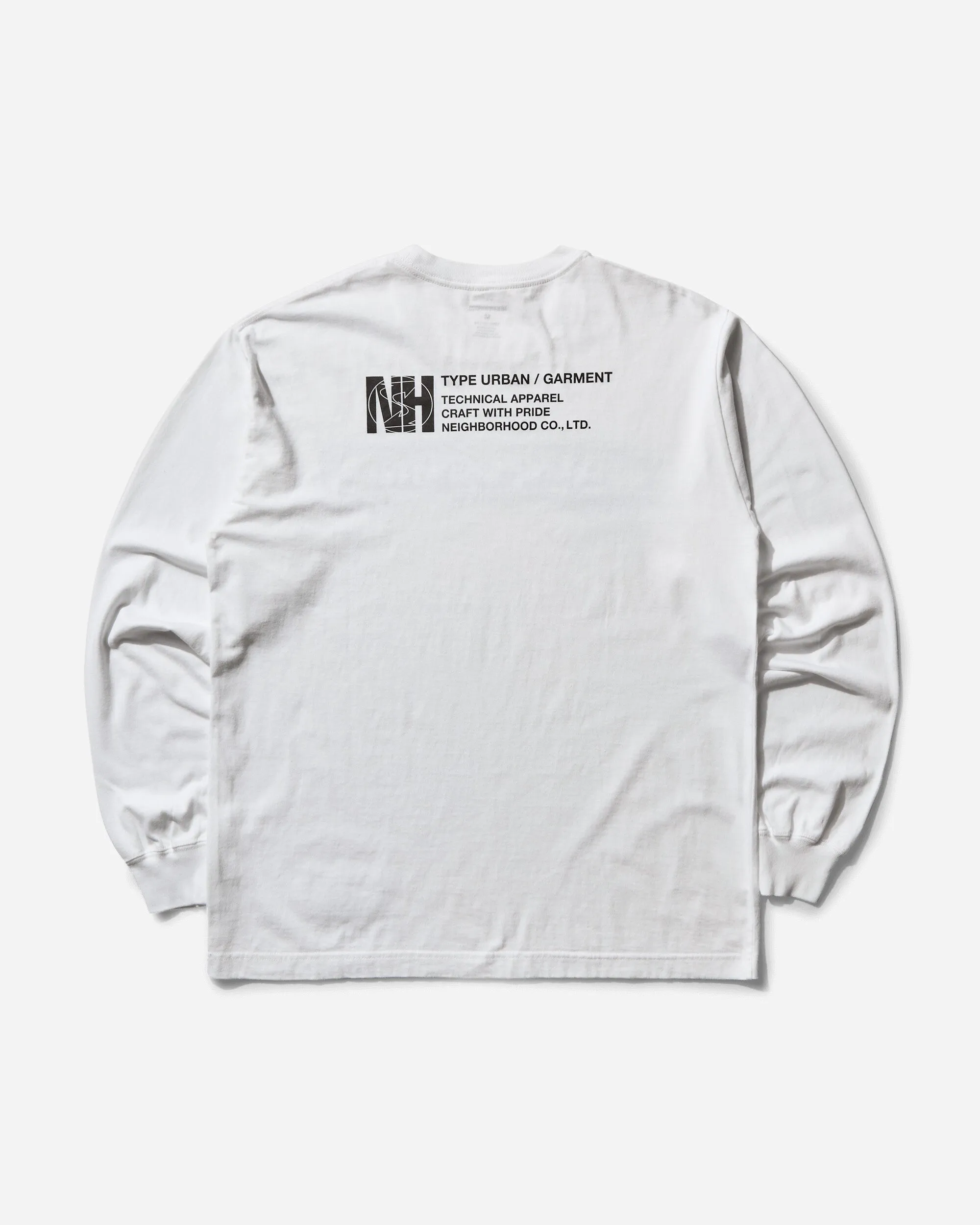 Herren Subware LS-2 Langarm T-Shirt Weiß