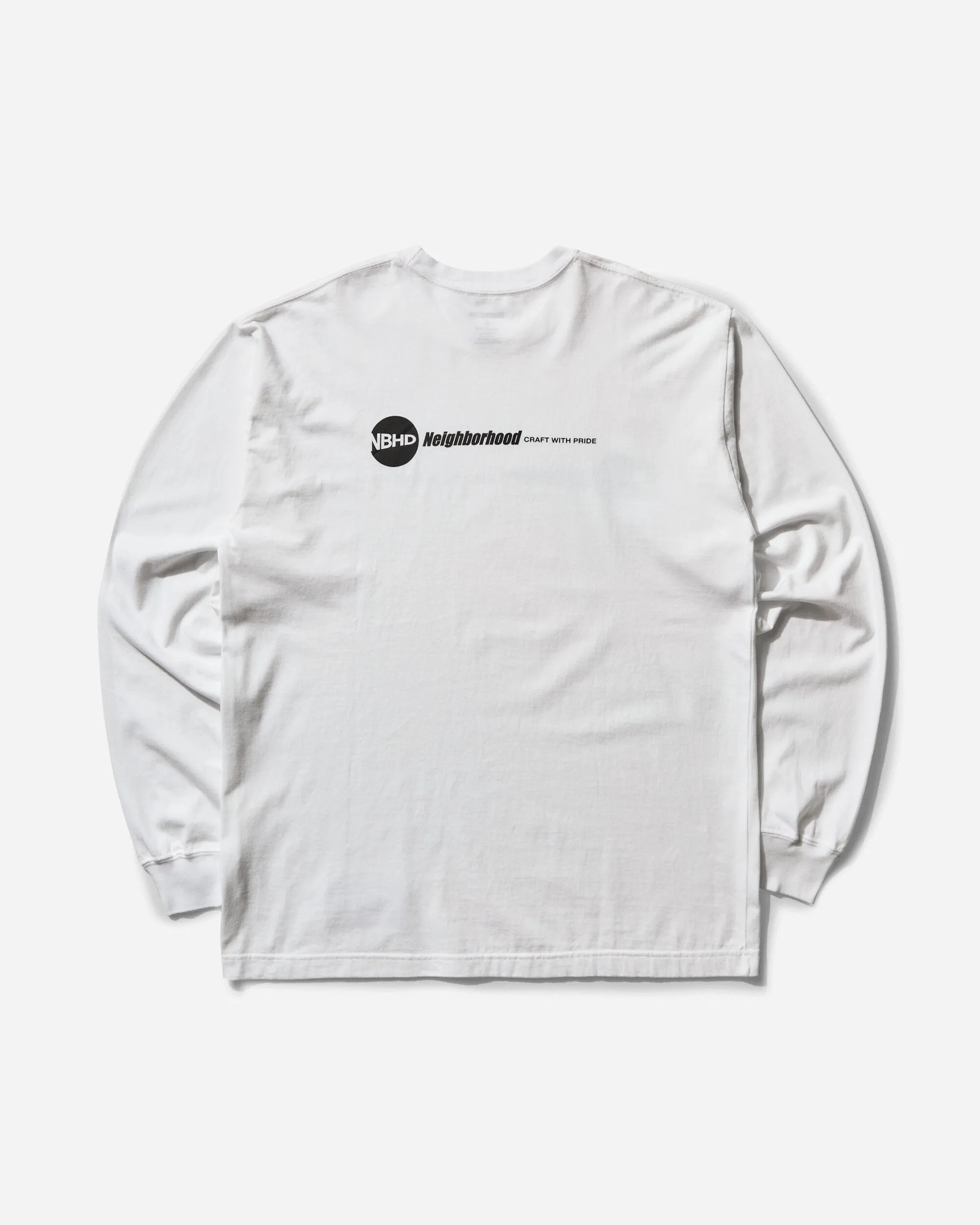 Herren Subware LS-3 Langarm T-Shirt Weiß