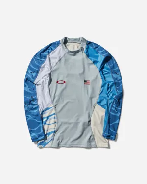 Herren USA Surfteam Rashguard Grau Staub