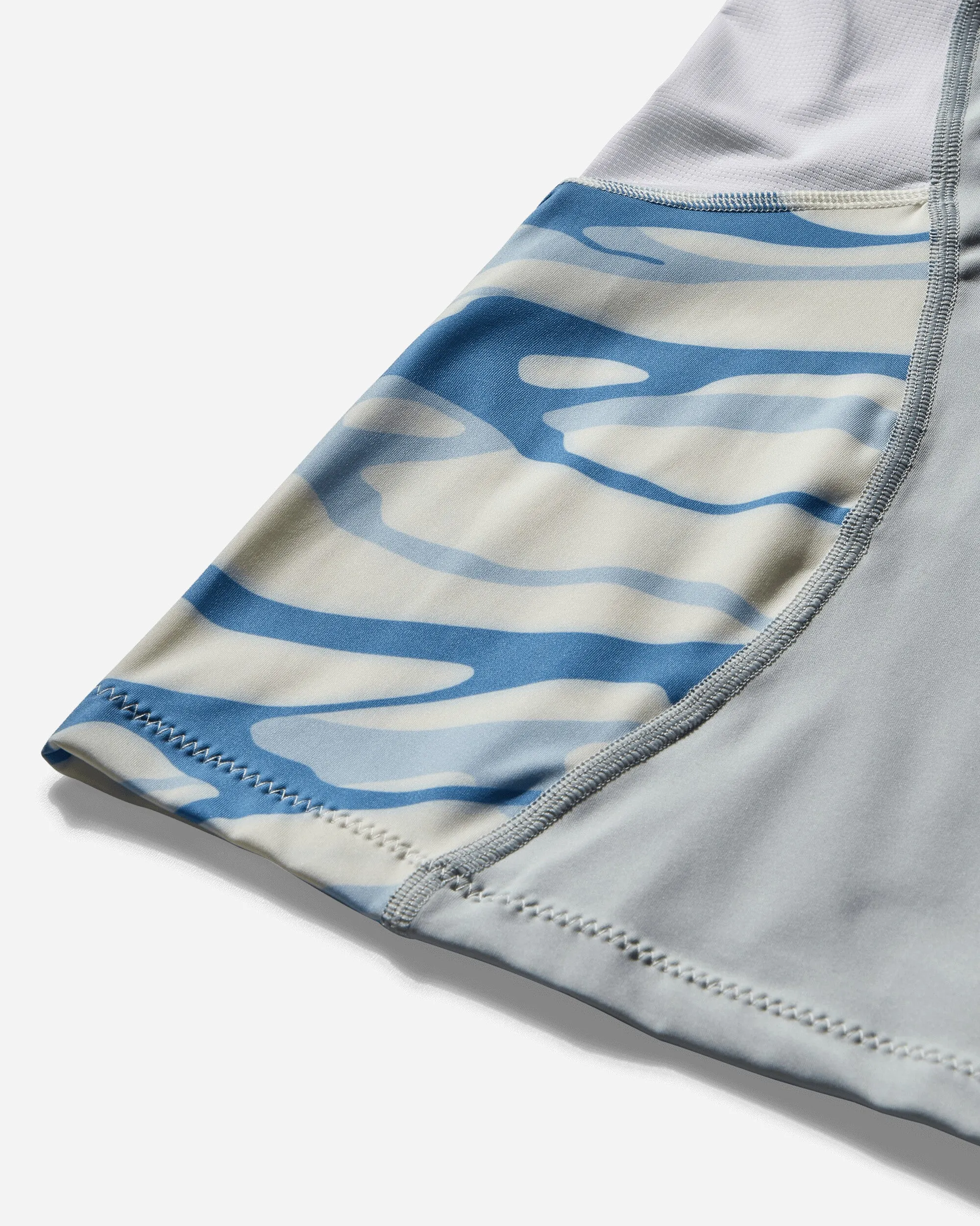 Herren USA Surfteam Rashguard Grau Staub