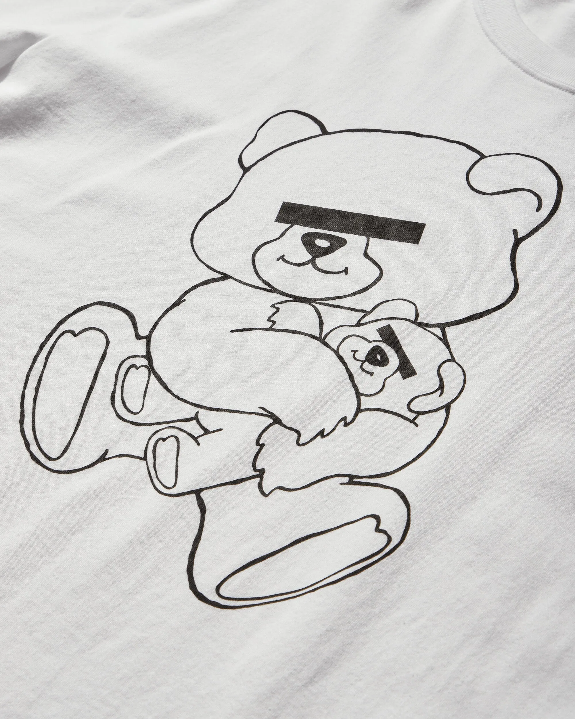 Herren Signature Teddy-Bär T-Shirt Weiß
