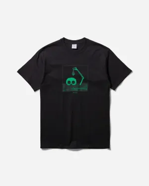 Herren The Water's Fine T-Shirt Schwarz