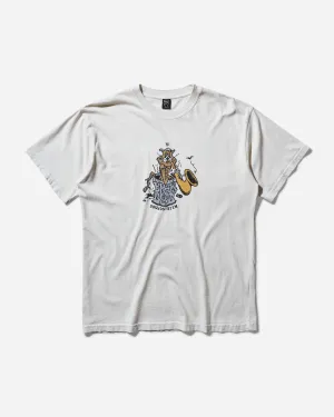 Herren T-Shirt mit Katzenmotiv in Natur