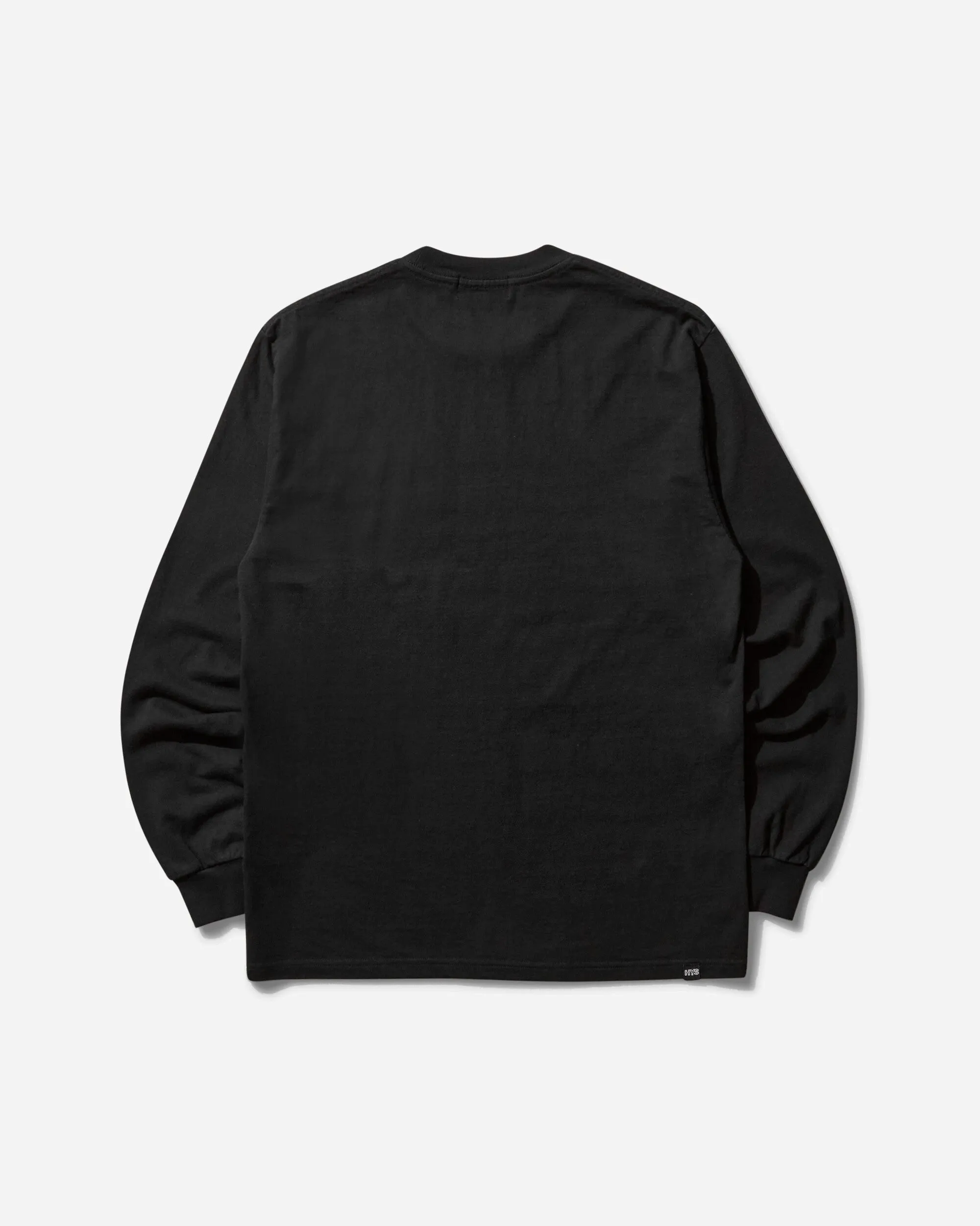 Herren Wildes Mädchen Langarm T-Shirt Schwarz