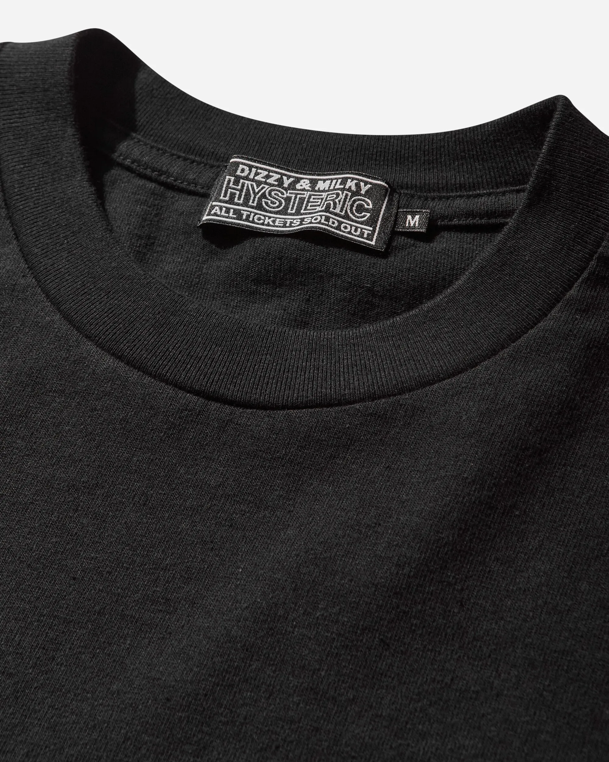 Herren Wildes Mädchen Langarm T-Shirt Schwarz