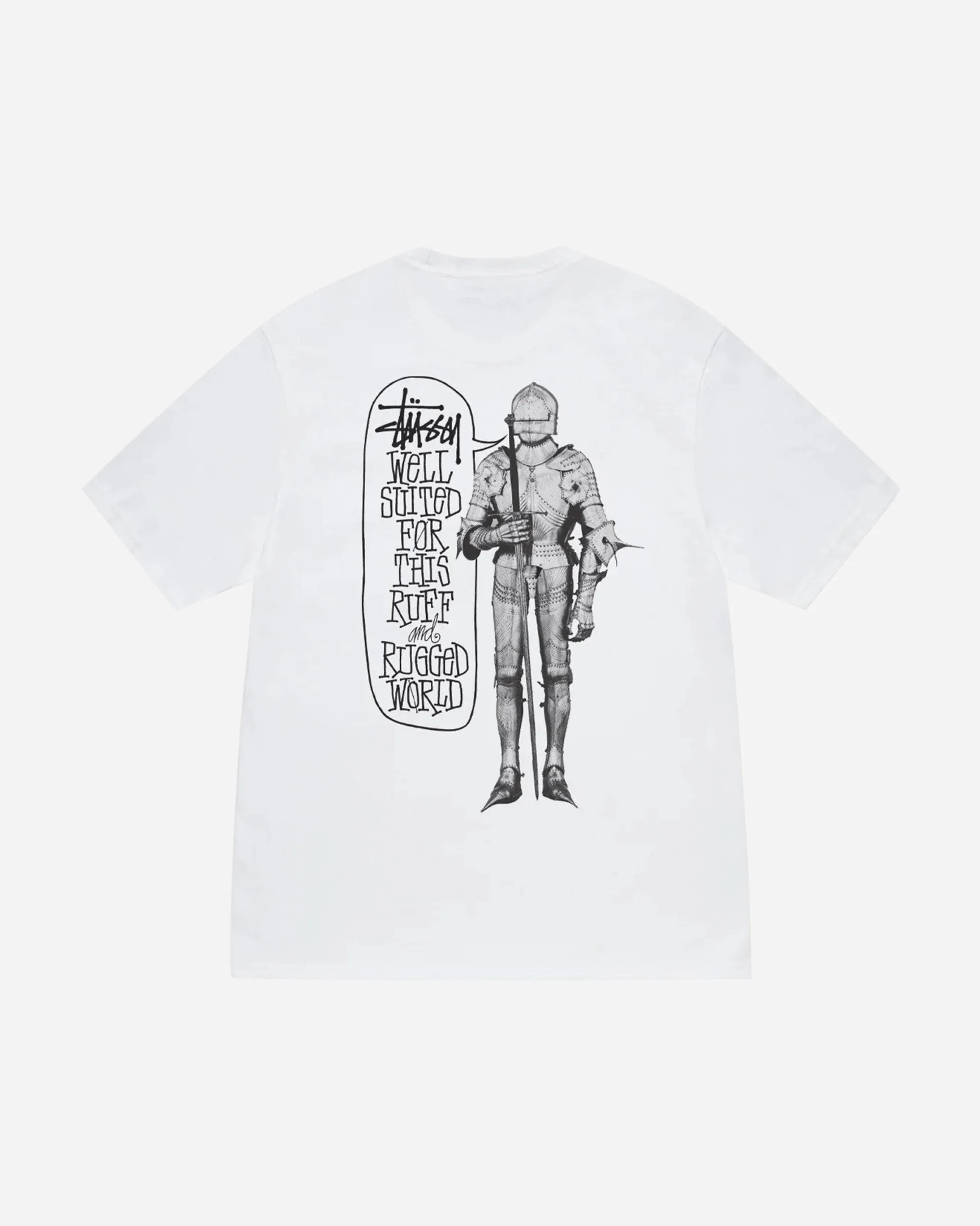 Herren T-Shirt im Anzug-Stil Weiß