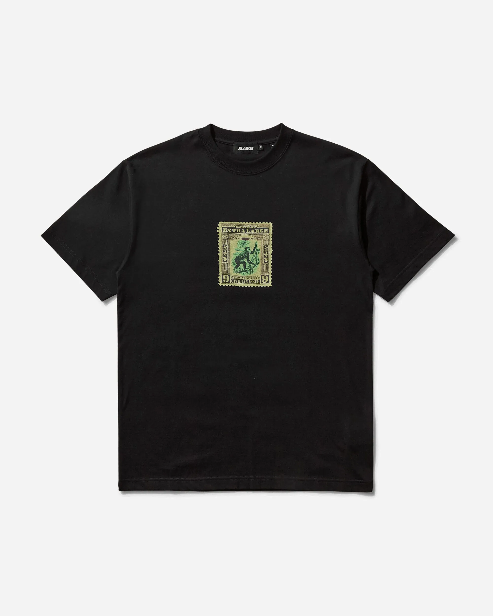 Herren XL Stempel T-Shirt Schwarz