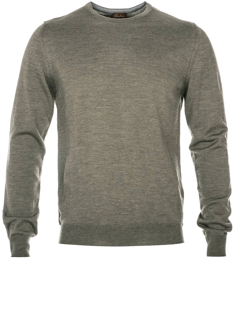 Merino mit Patches Khaki