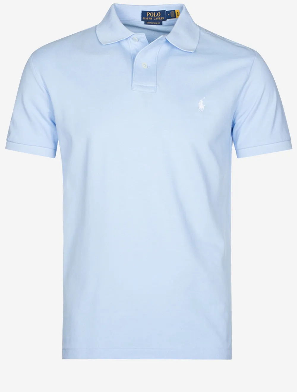 Mesh Polo-Shirt Blau