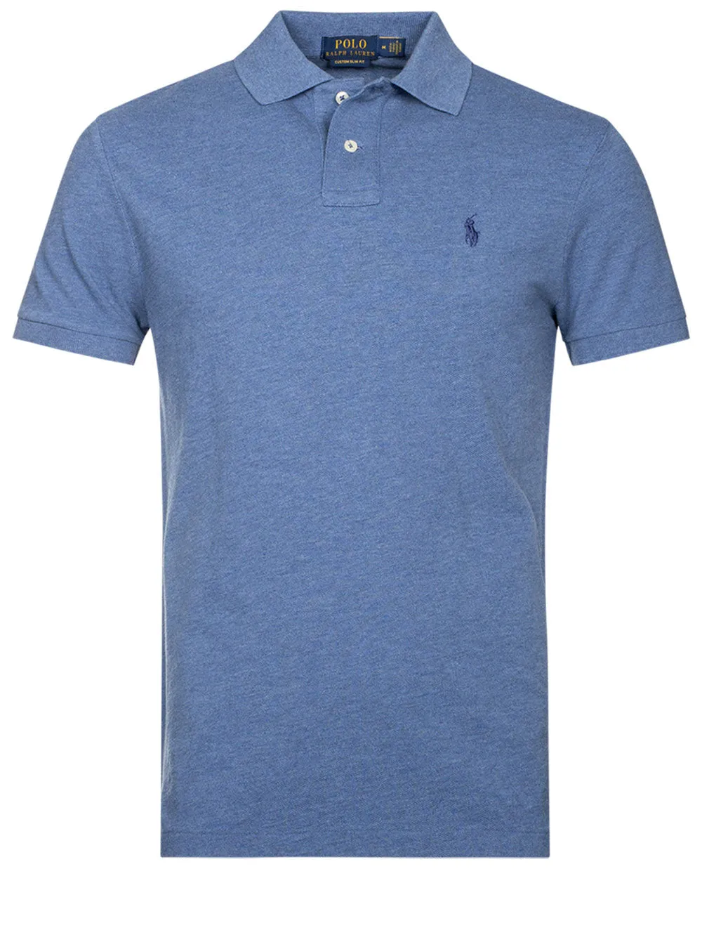 Mesh Polo-Shirt Blau